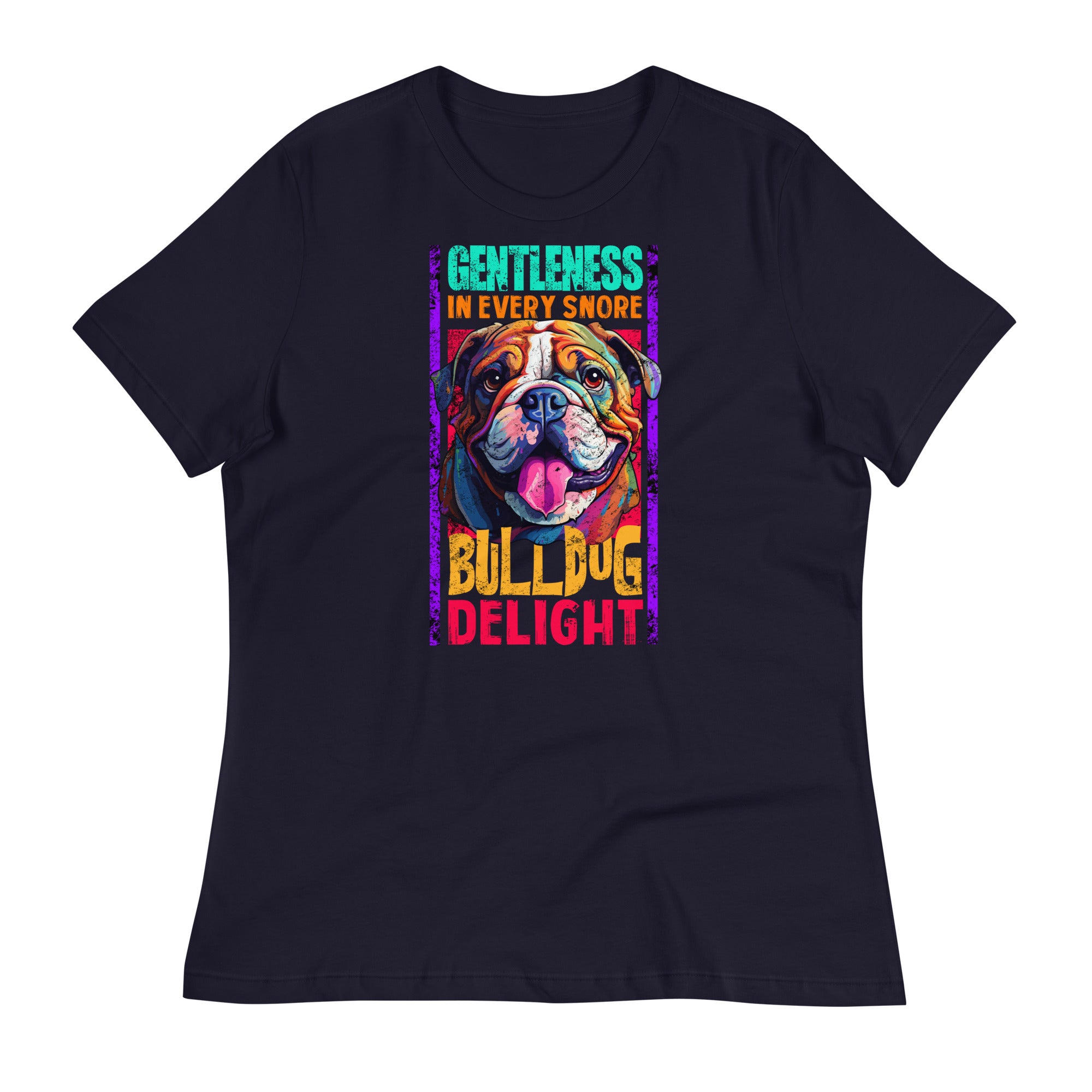 English Bulldog Women's Relaxed T-Shirt