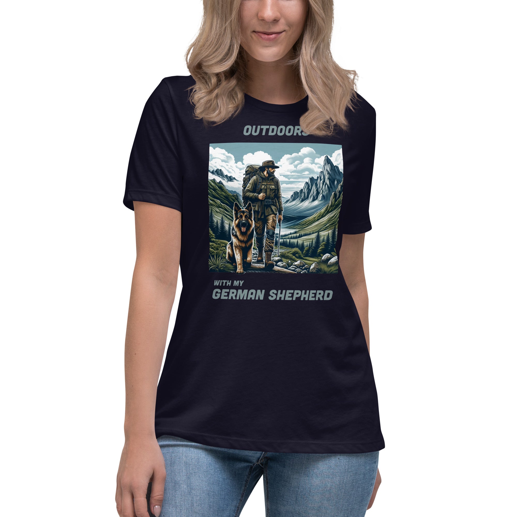 German Shephard Women's Relaxed T-Shirt