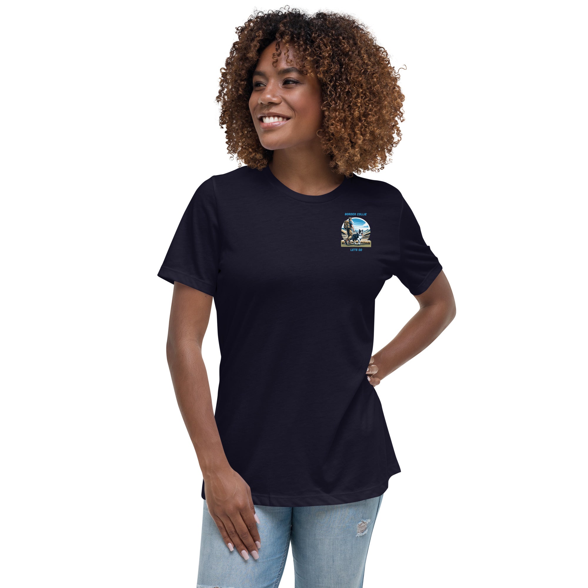 Border Collie Women's Relaxed T-Shirt