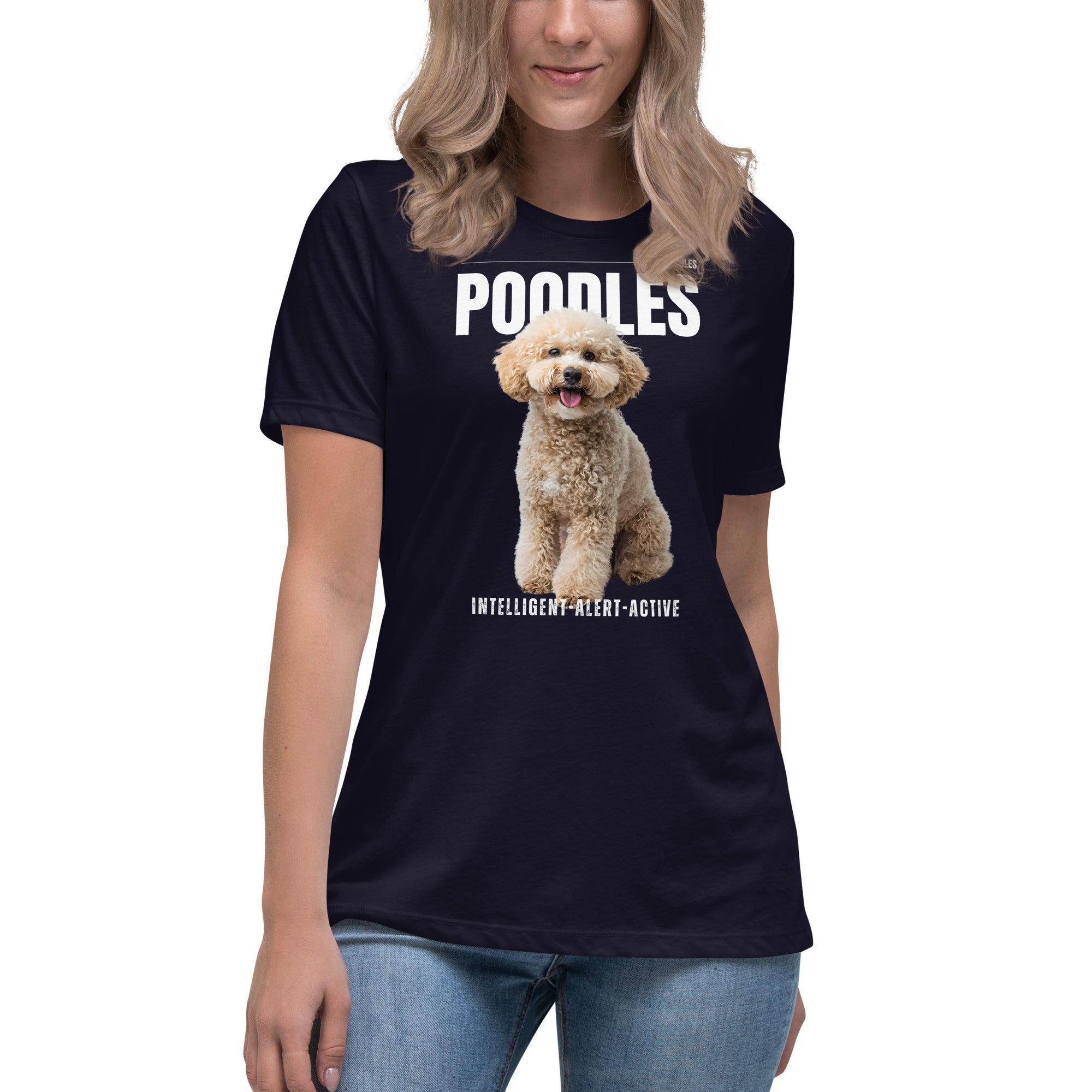 Poodle Women's Relaxed T-Shirt