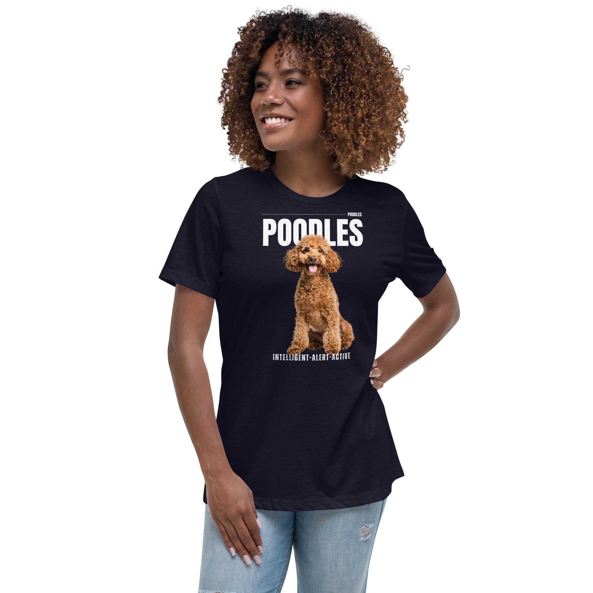 Poodle Women's Relaxed T-Shirt