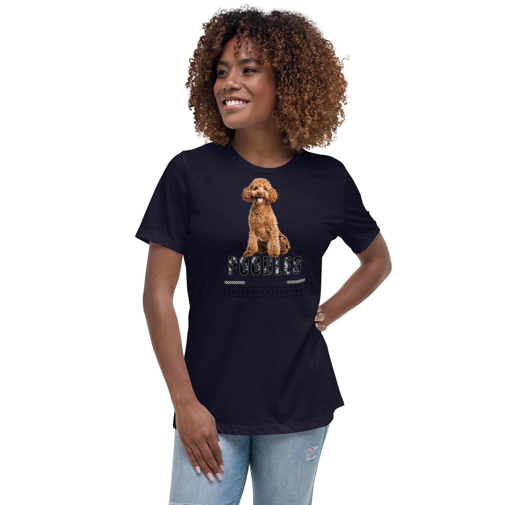 Poodle Women's Relaxed T-Shirt