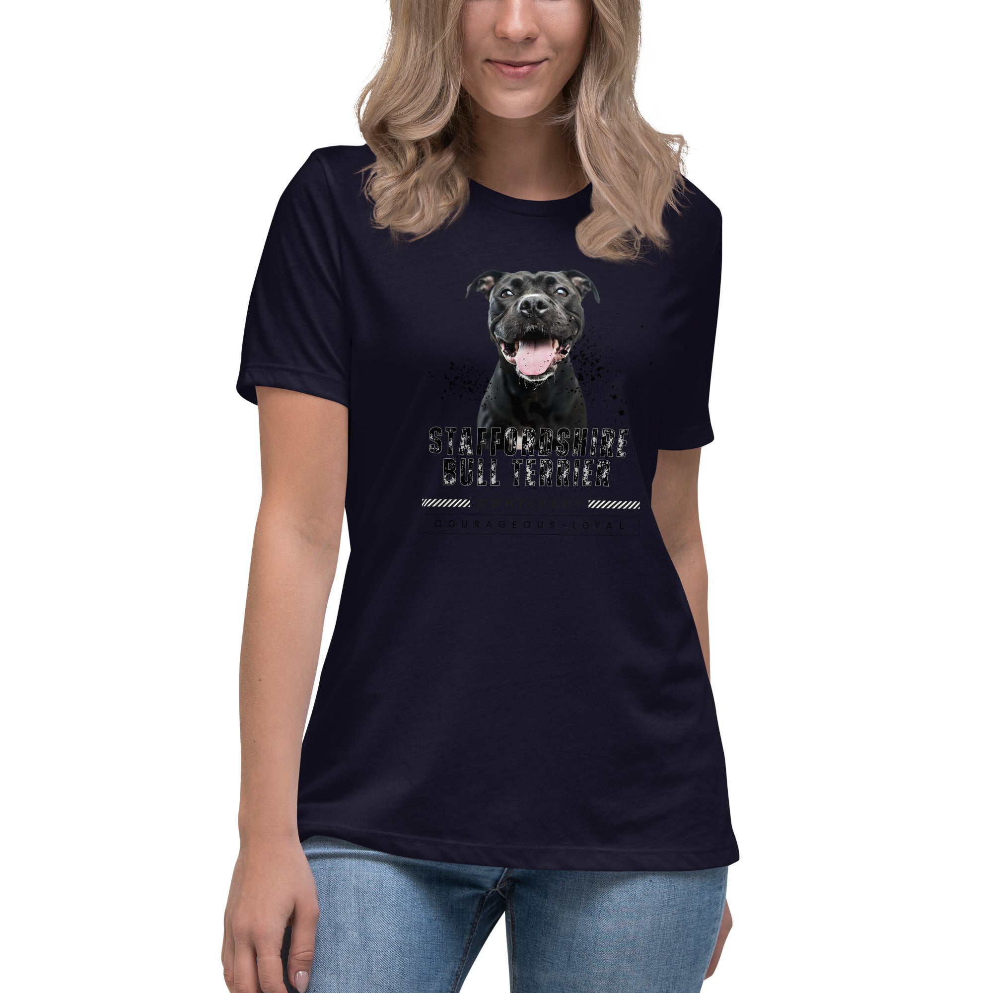 Staffordshire Bull Terrier Women's Relaxed T-Shirt