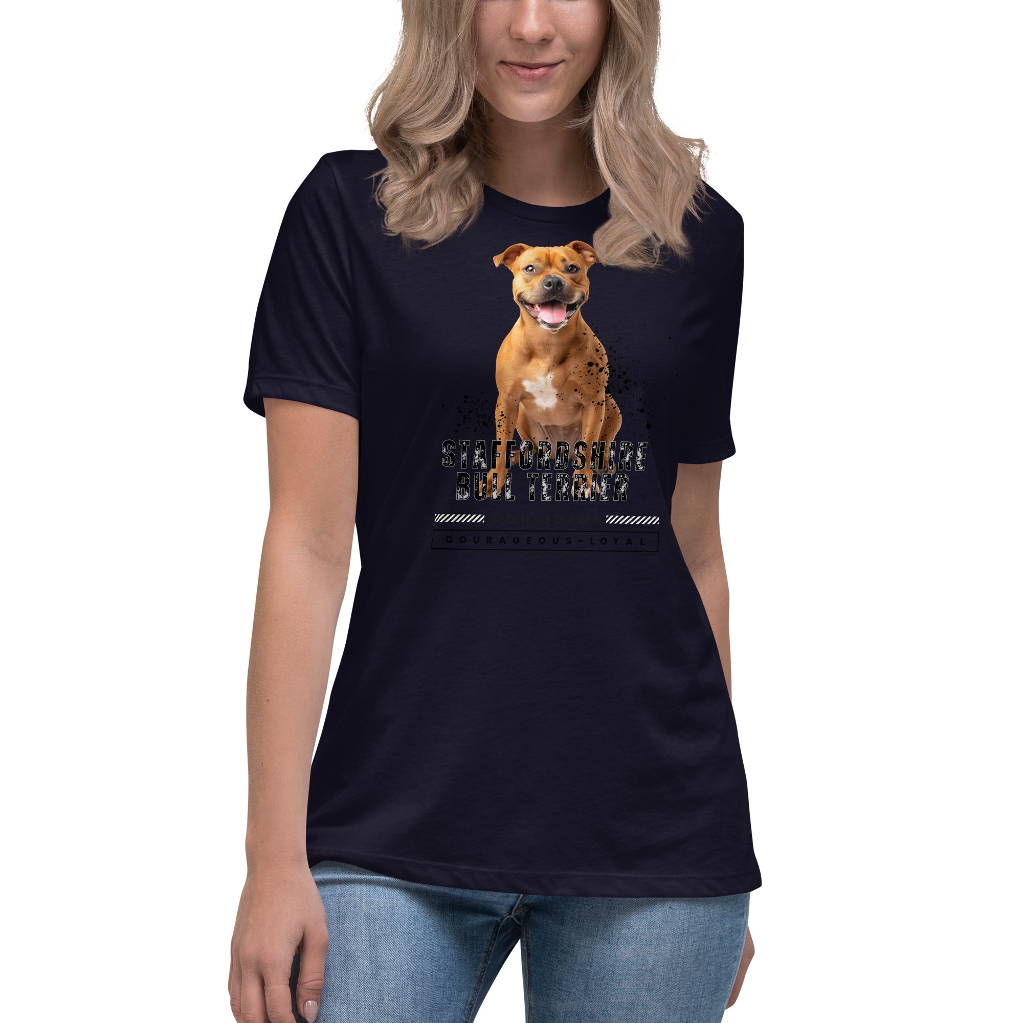 Staffordshire Bull Terrier Women's Relaxed T-Shirt