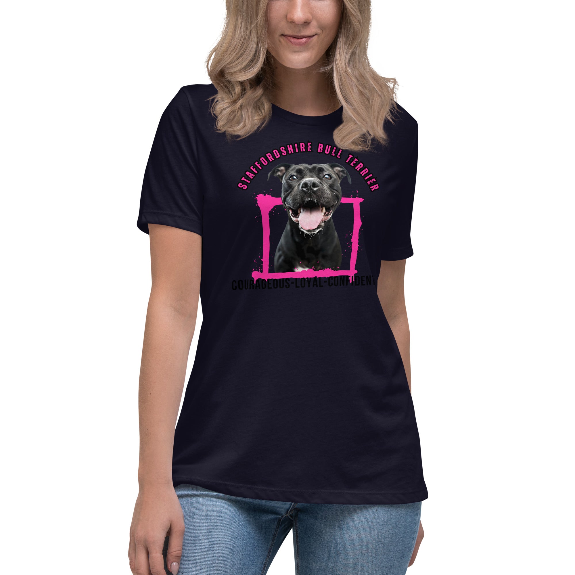 Staffordshire Bull Terrier Women's Relaxed T-Shirt