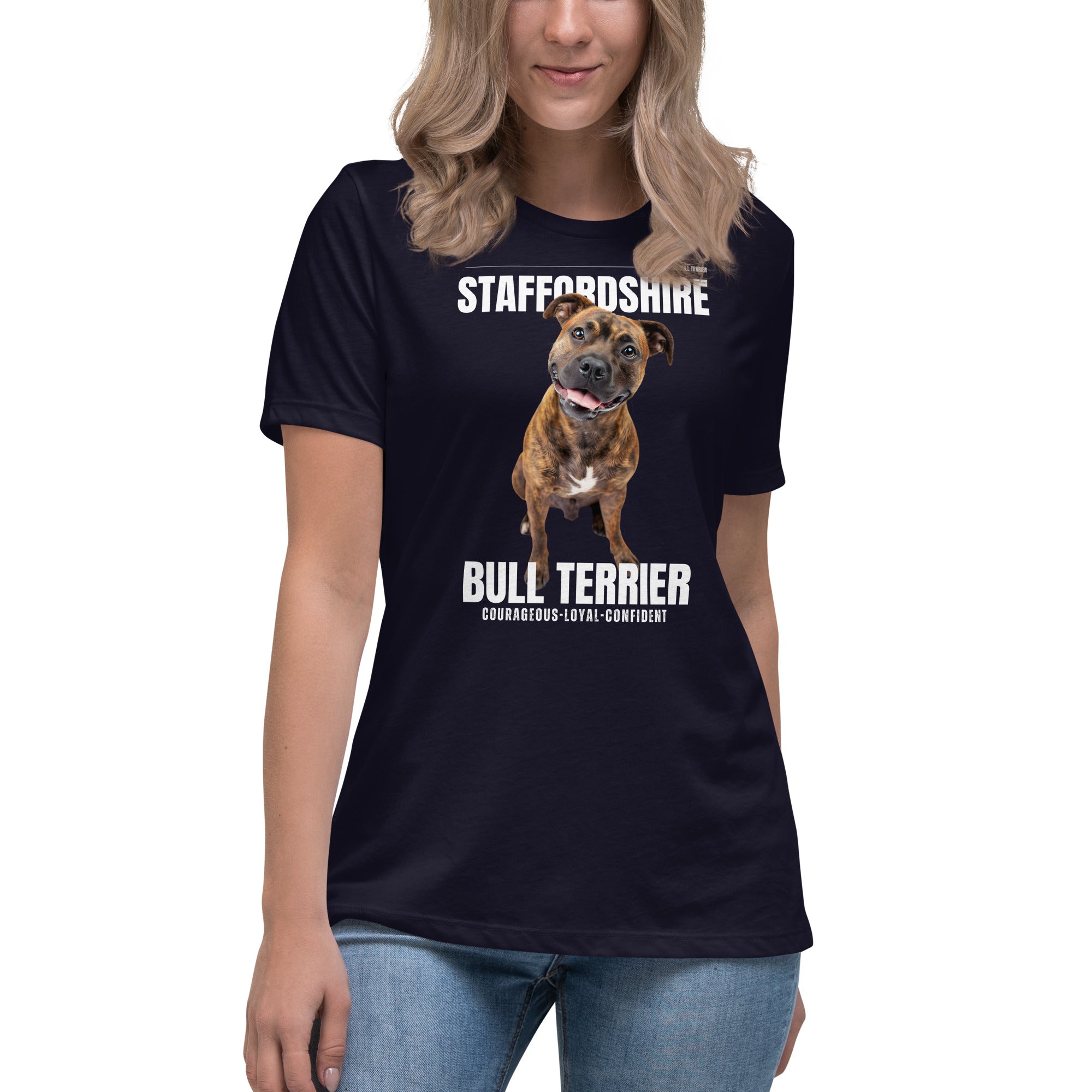 Staffordshire Bull Terrier Women's Relaxed T-Shirt