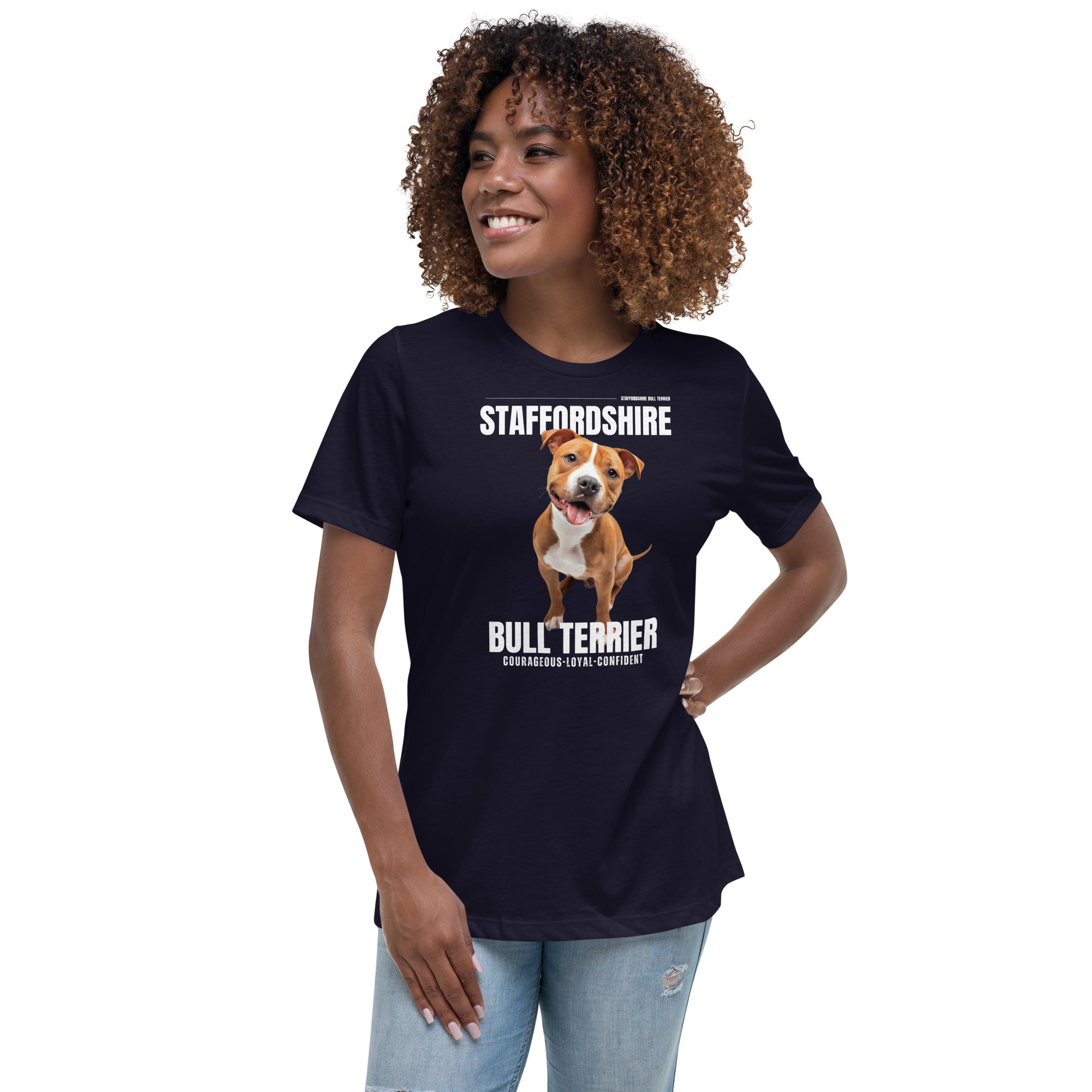 Staffordshire Bull Terrier Women's Relaxed T-Shirt