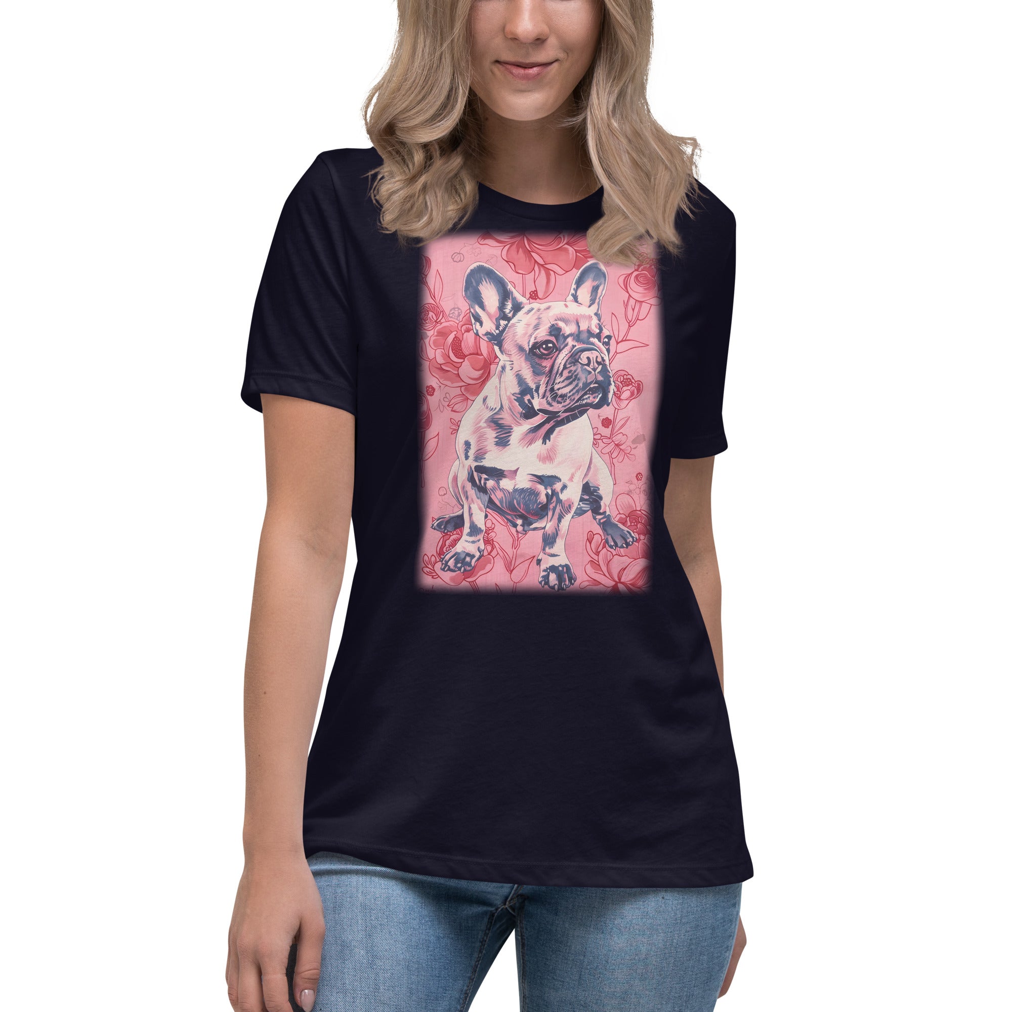 French Bulldog Women's Relaxed T-Shirt