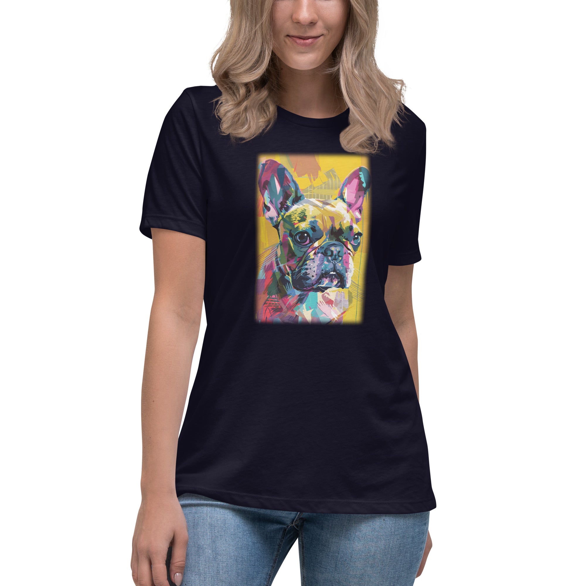 French Bulldog Women's Relaxed T-Shirt