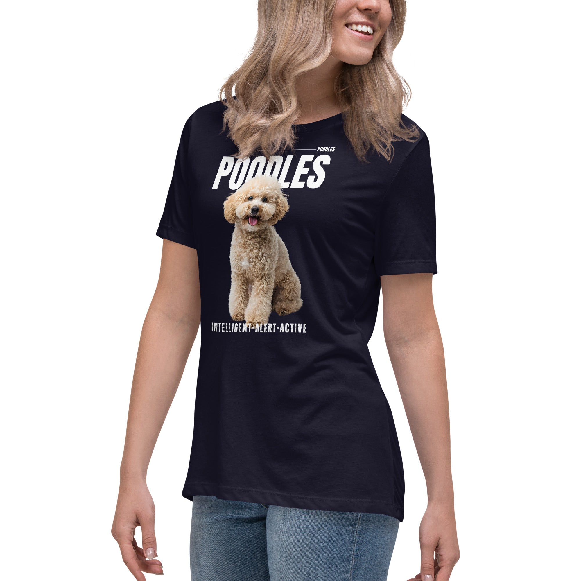 Poodle Women's Relaxed T-Shirt