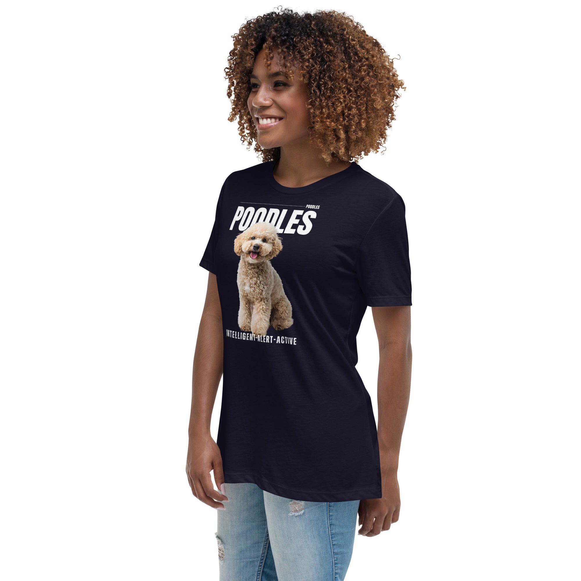 Poodle Women's Relaxed T-Shirt