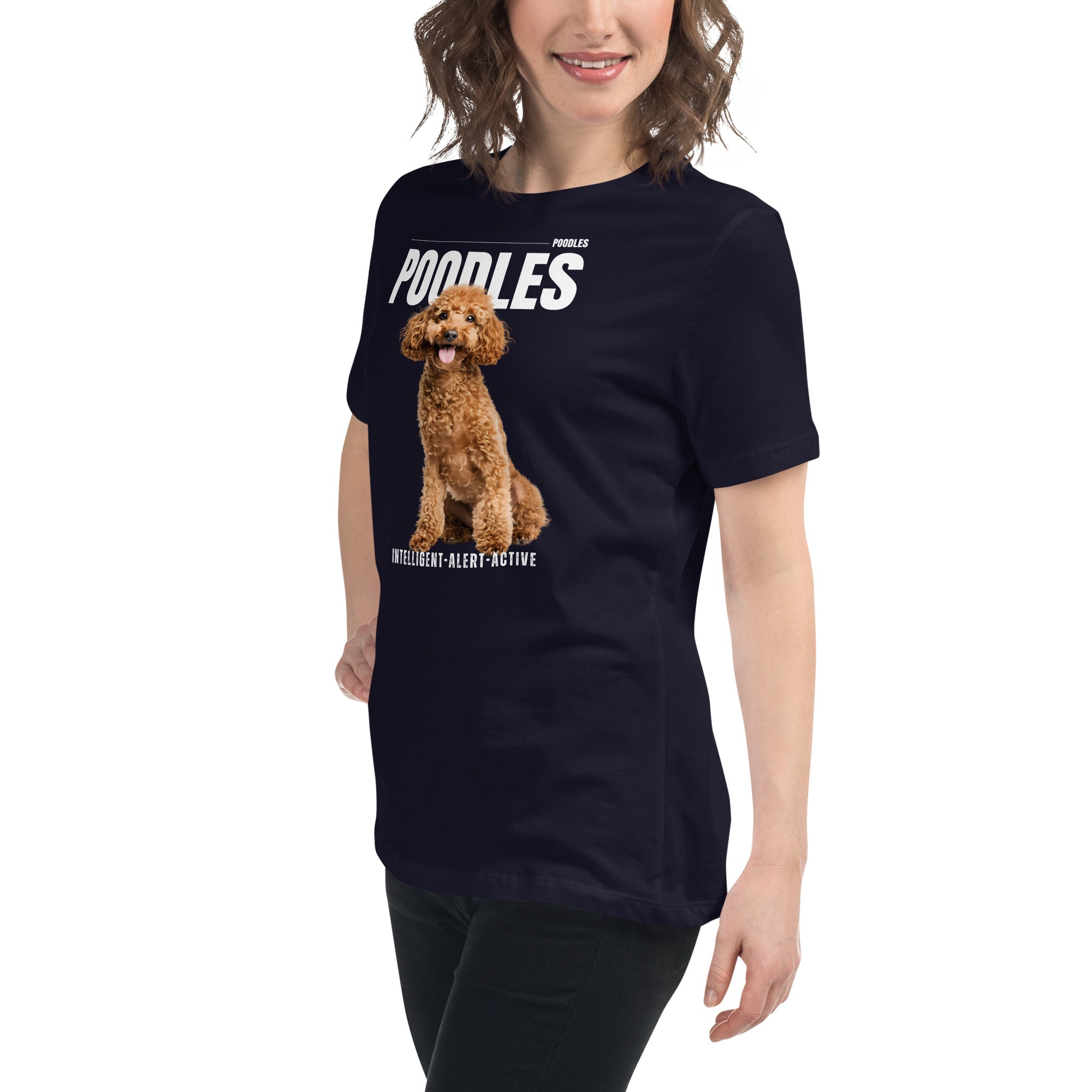 Poodle Women's Relaxed T-Shirt