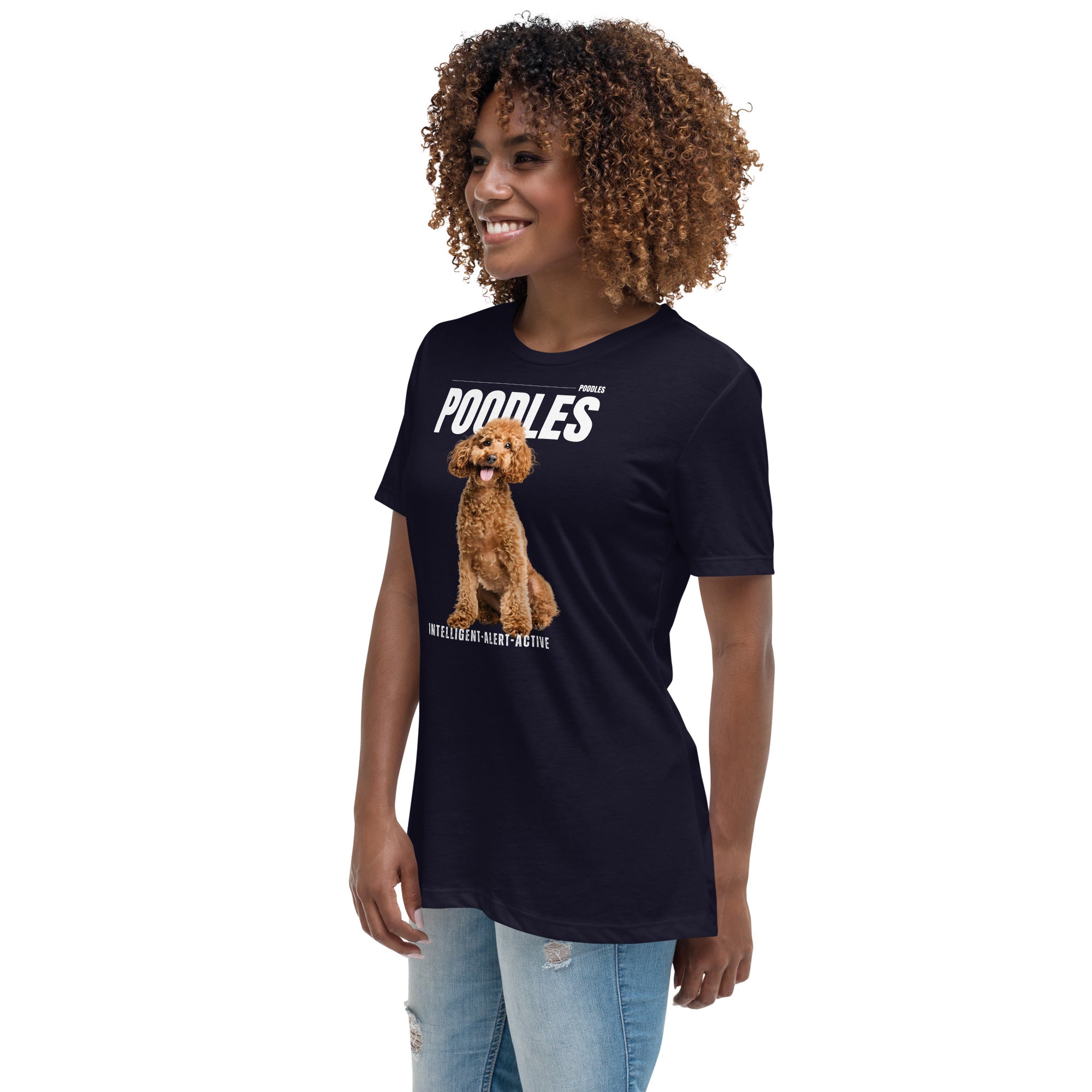 Poodle Women's Relaxed T-Shirt