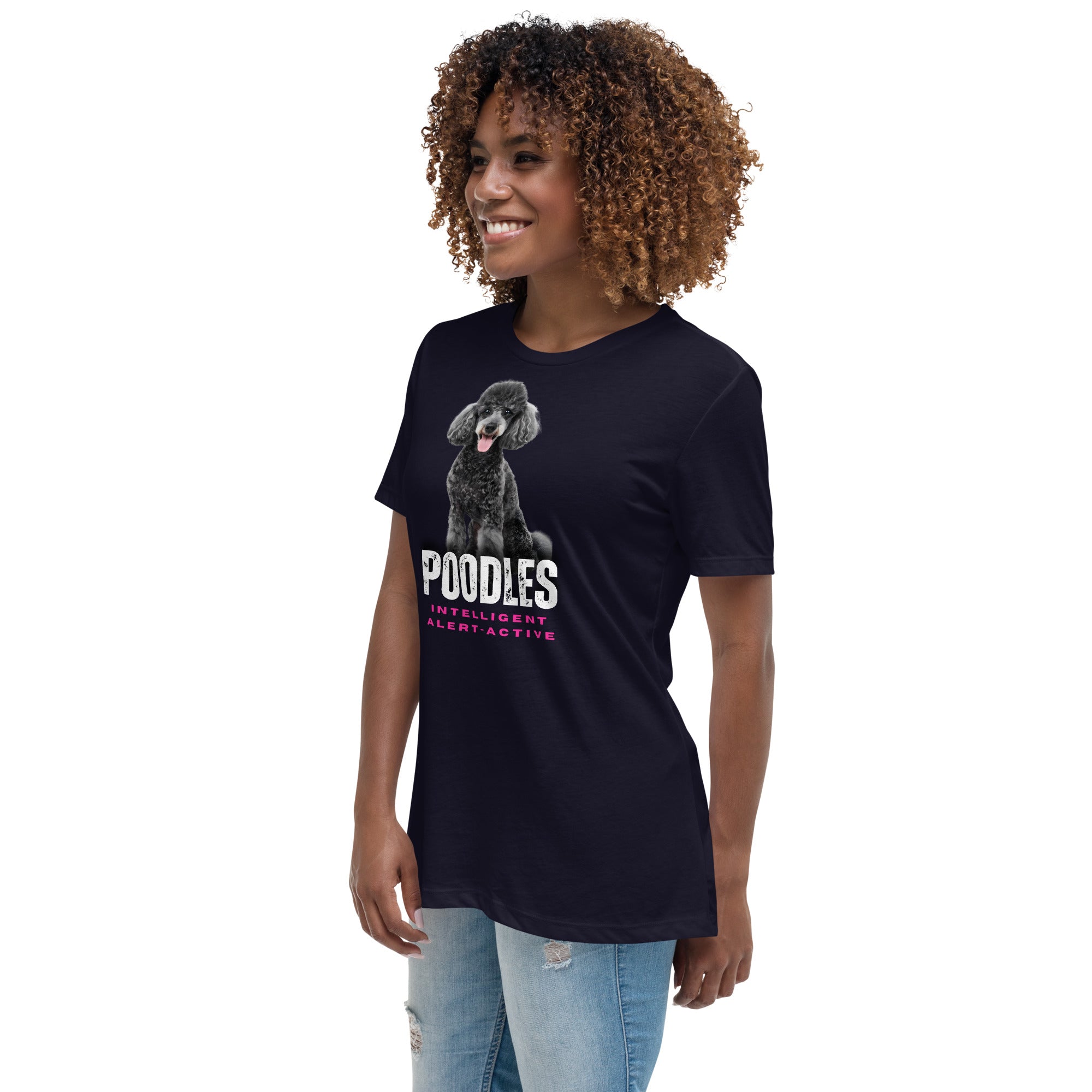 Poodle Women's Relaxed T-Shirt