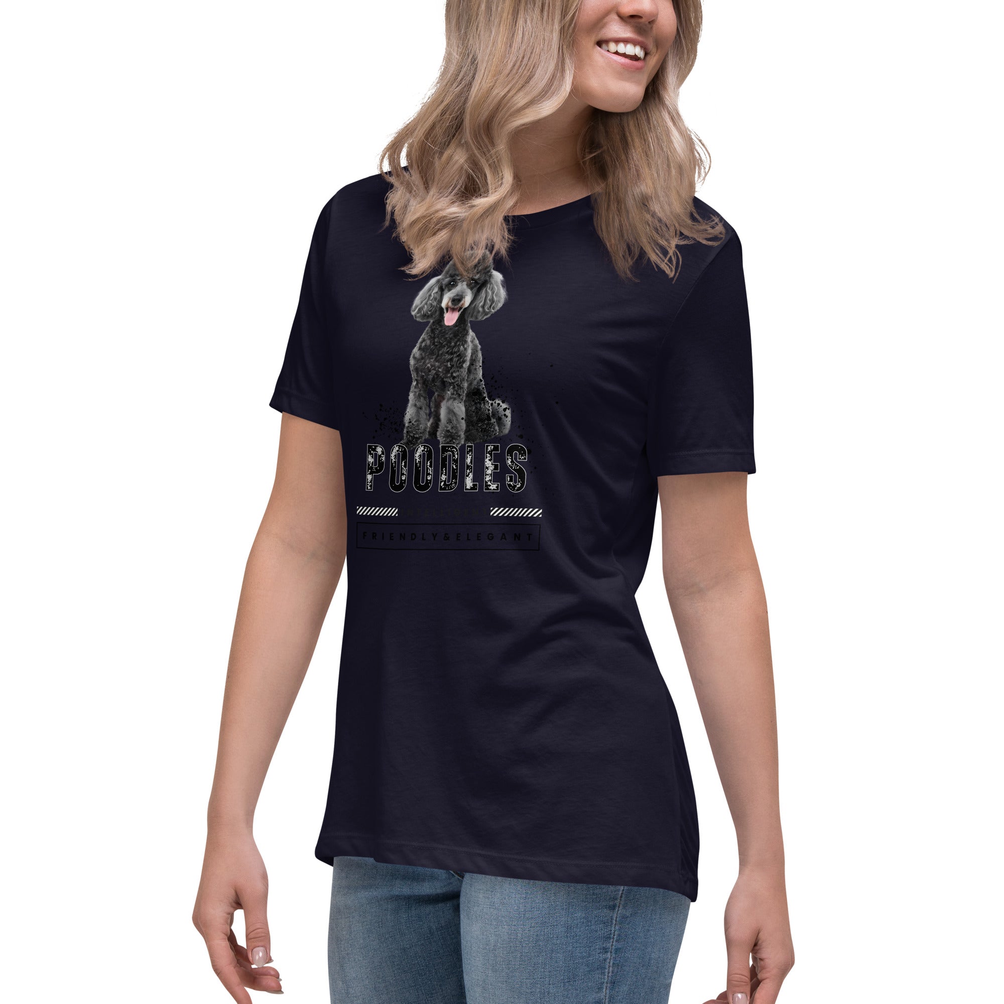 Poodle Women's Relaxed T-Shirt