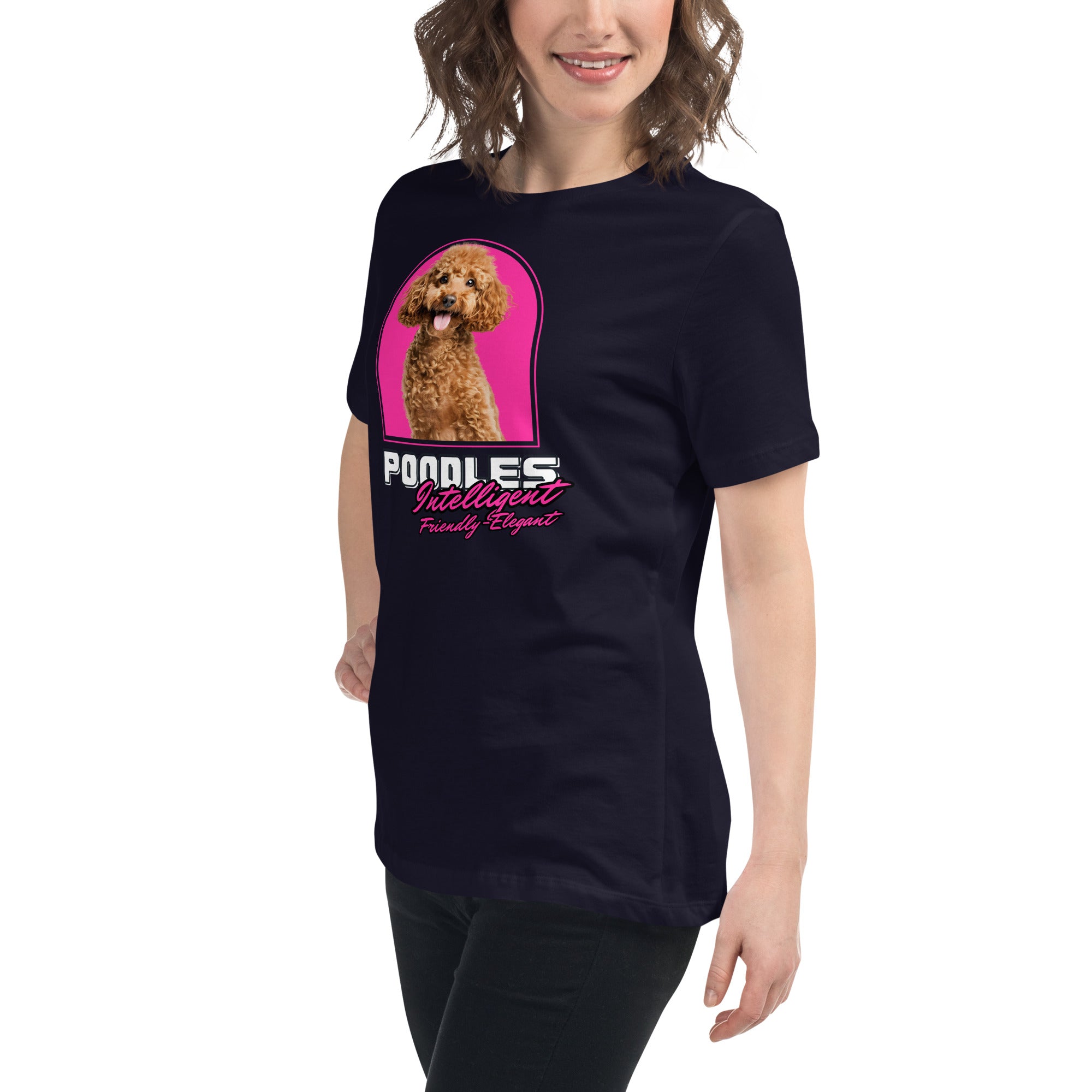 Poodle Women's Relaxed T-Shirt