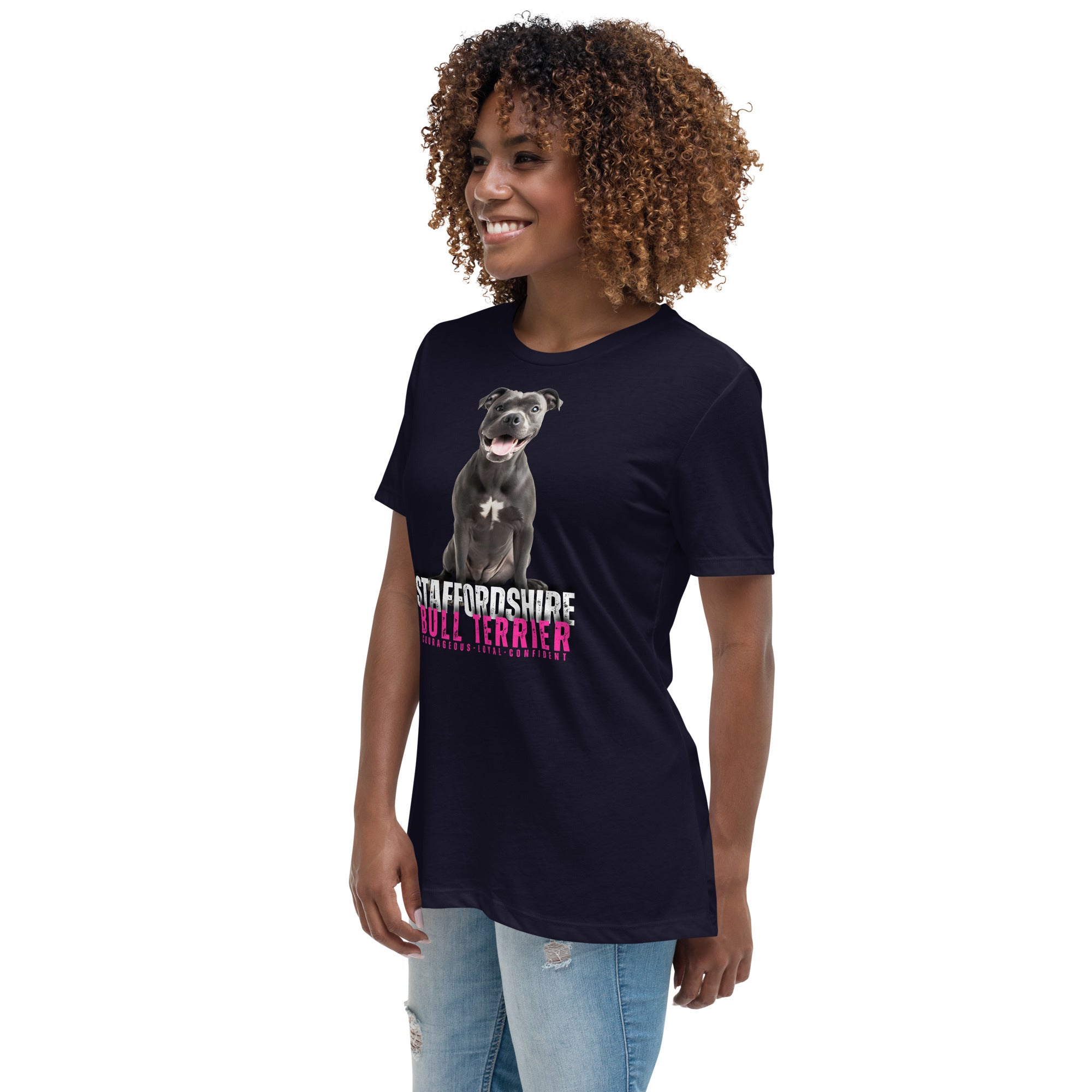 Staffordshire Bull Terrier Women's Relaxed T-Shirt