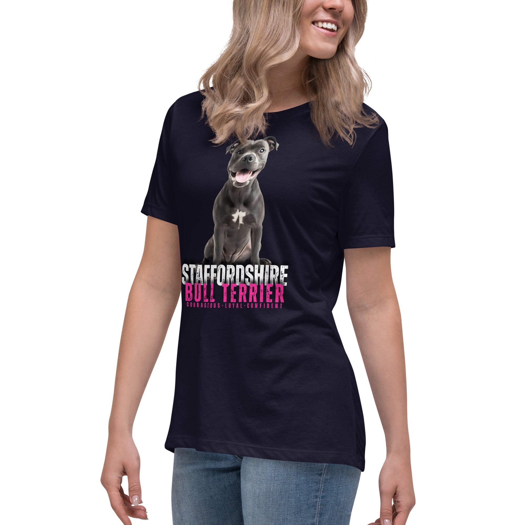 Staffordshire Bull Terrier Women's Relaxed T-Shirt