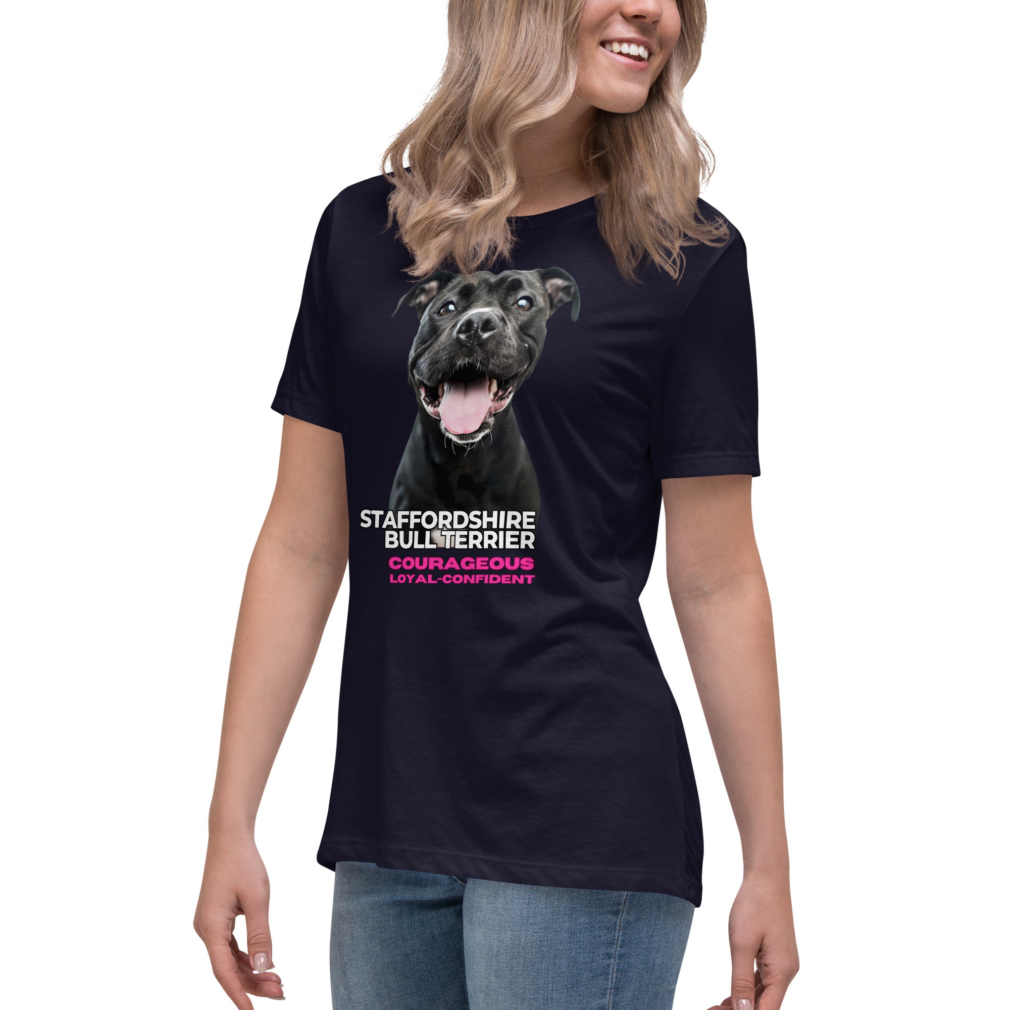 Staffordshire Bull Terrier Women's Relaxed T-Shirt