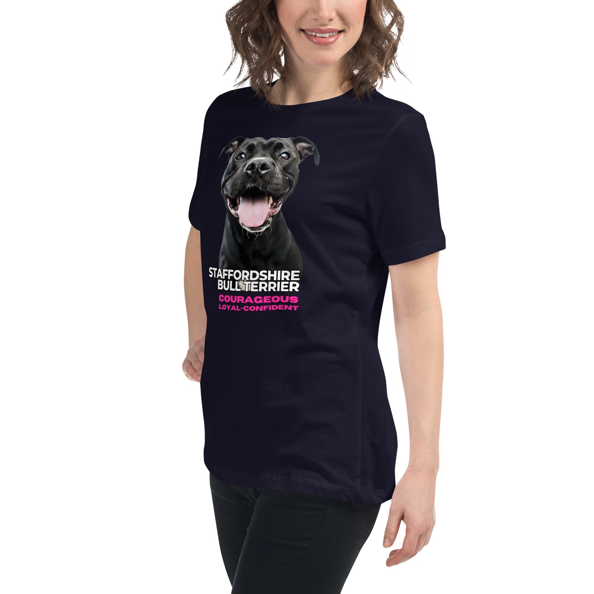 Staffordshire Bull Terrier Women's Relaxed T-Shirt