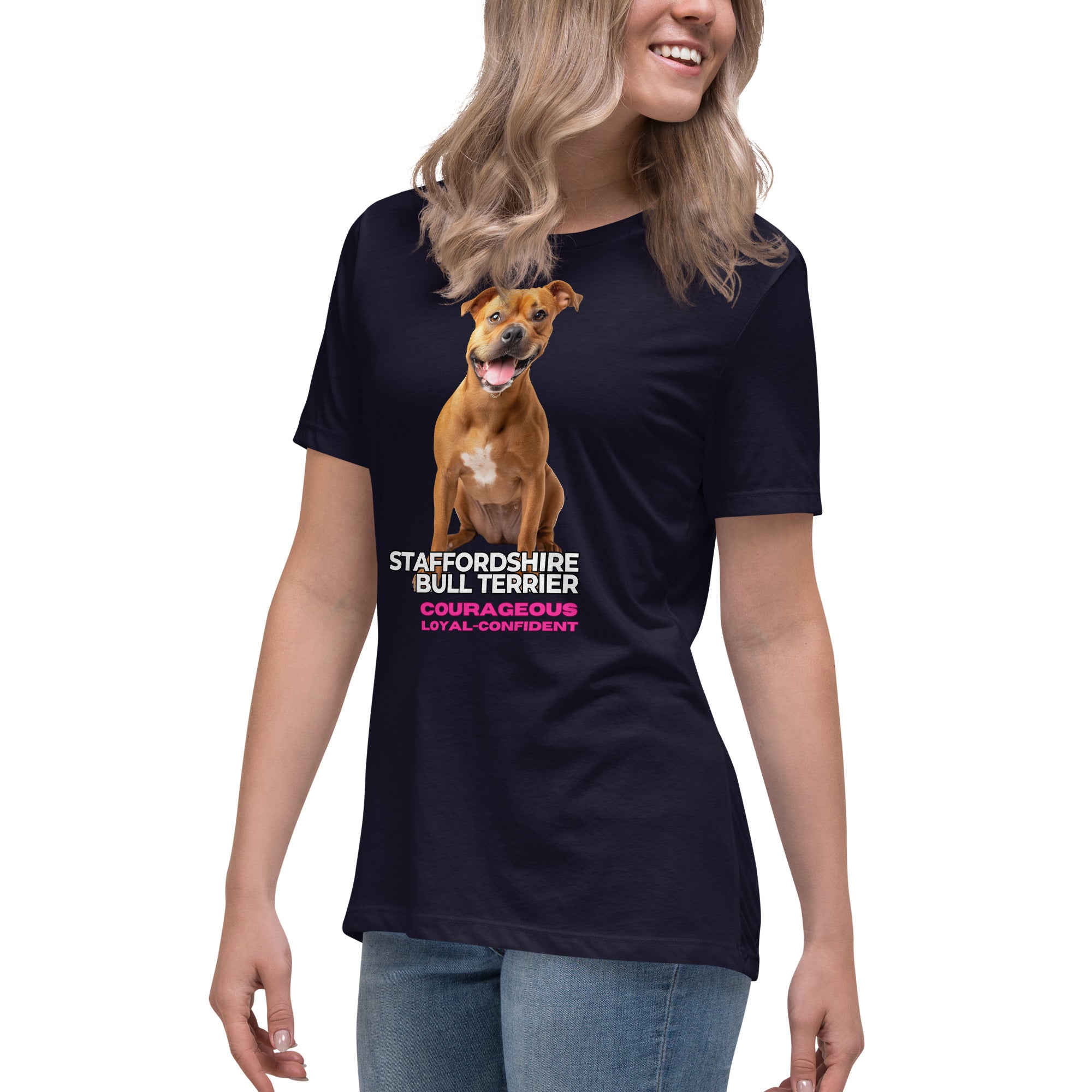 Staffordshire Bull Terrier Women's Relaxed T-Shirt