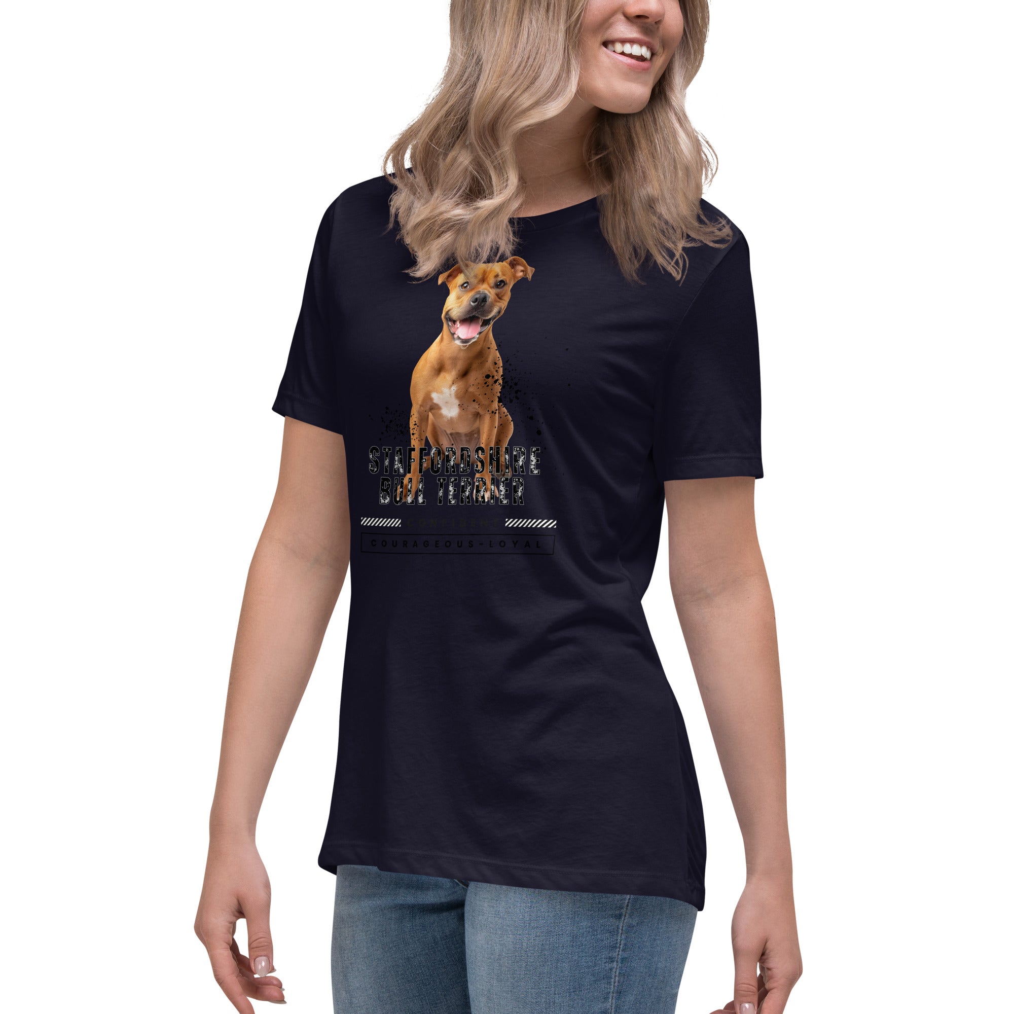 Staffordshire Bull Terrier Women's Relaxed T-Shirt