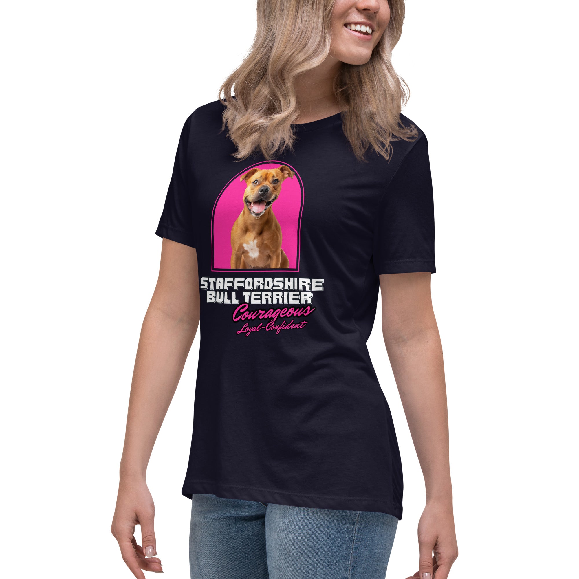 Staffordshire Bull Terrier Women's Relaxed T-Shirt