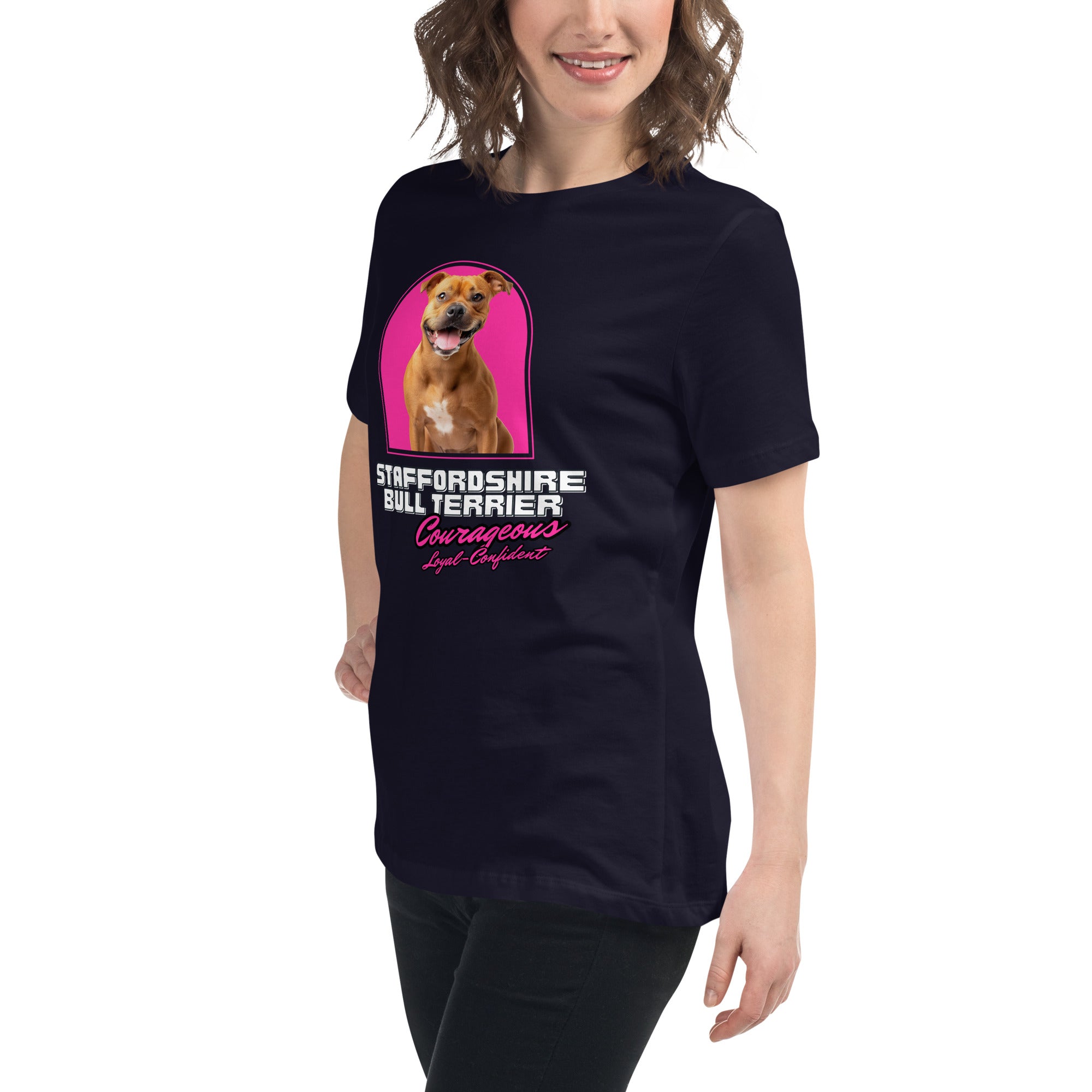 Staffordshire Bull Terrier Women's Relaxed T-Shirt