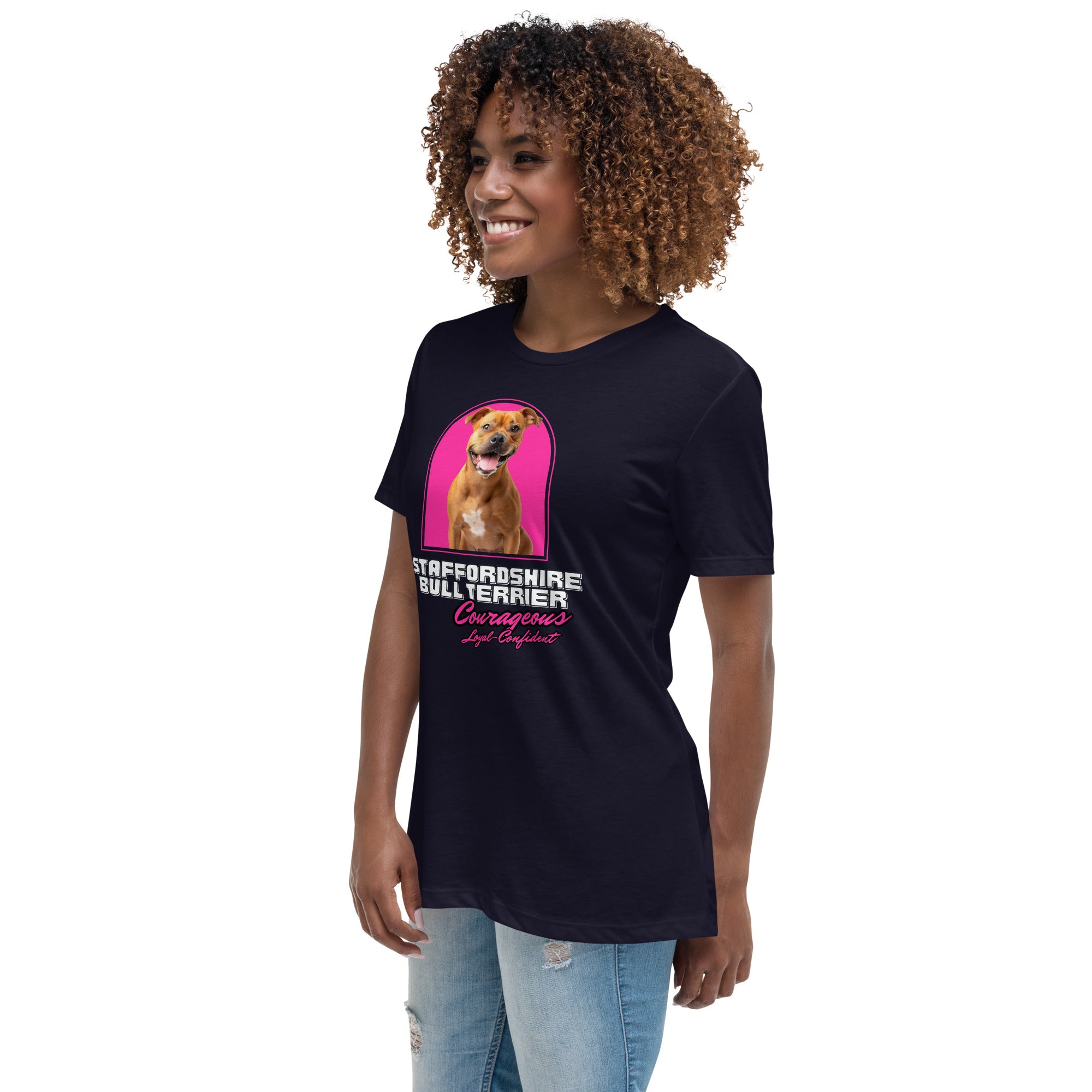 Staffordshire Bull Terrier Women's Relaxed T-Shirt