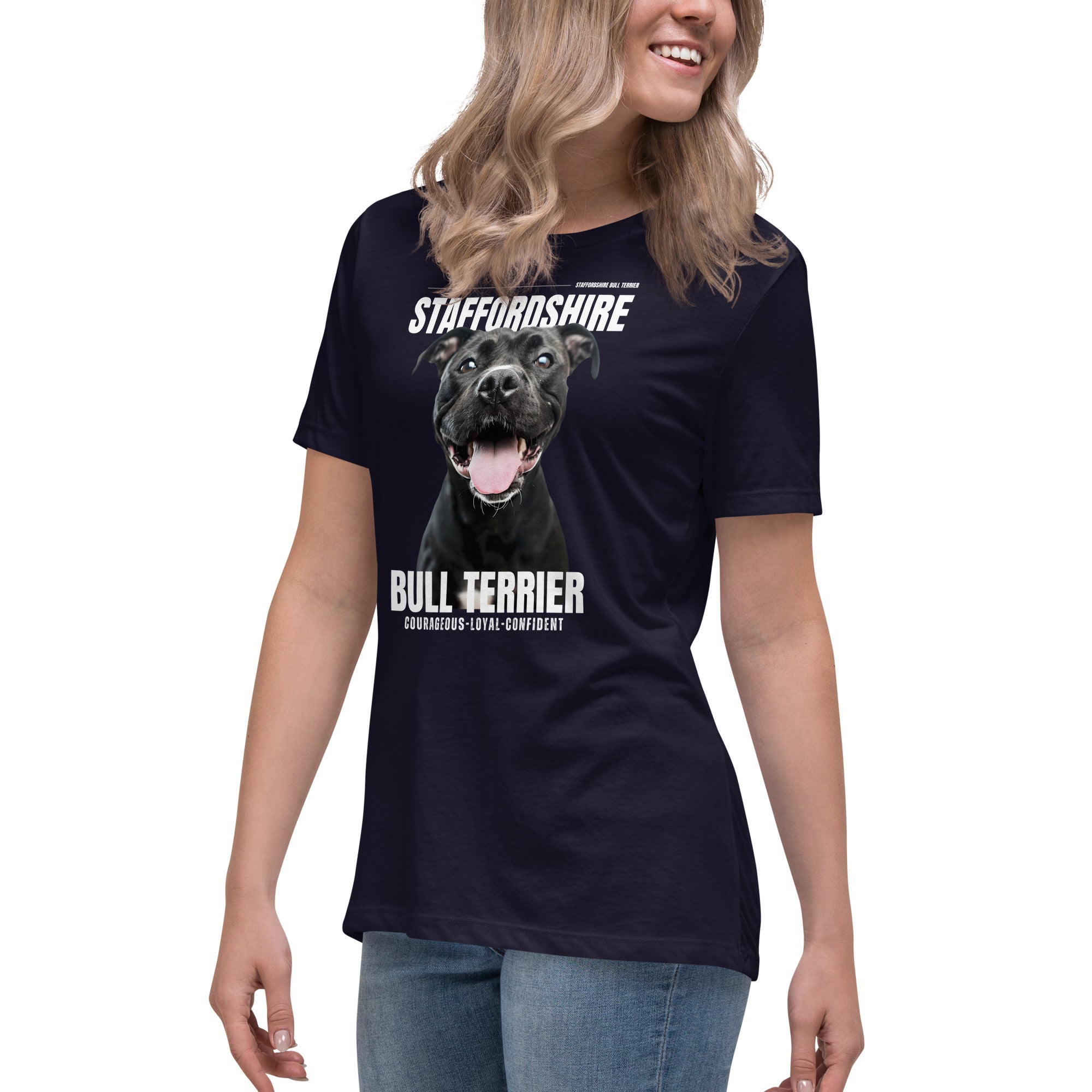 Staffordshire Bull Terrier Women's Relaxed T-Shirt