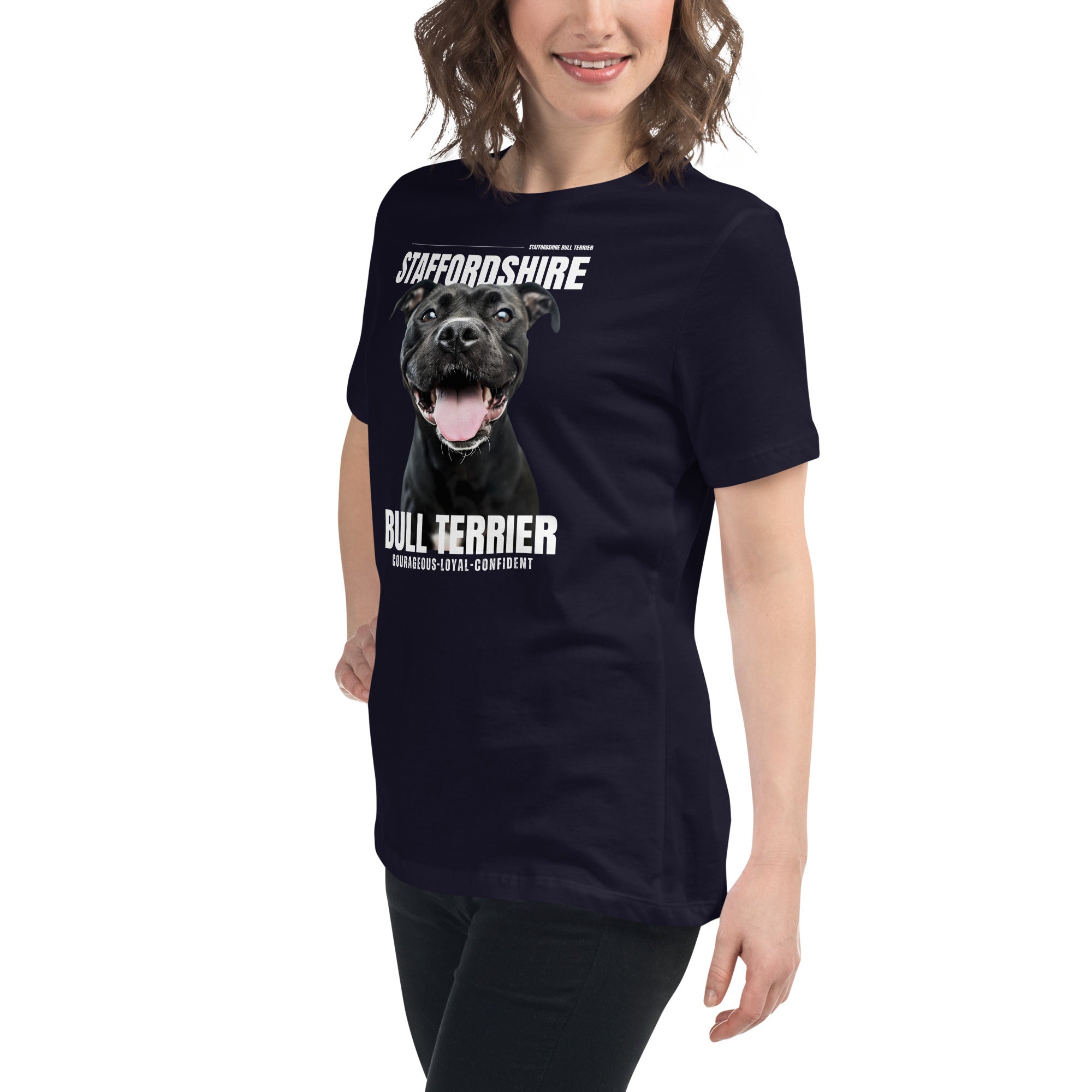 Staffordshire Bull Terrier Women's Relaxed T-Shirt