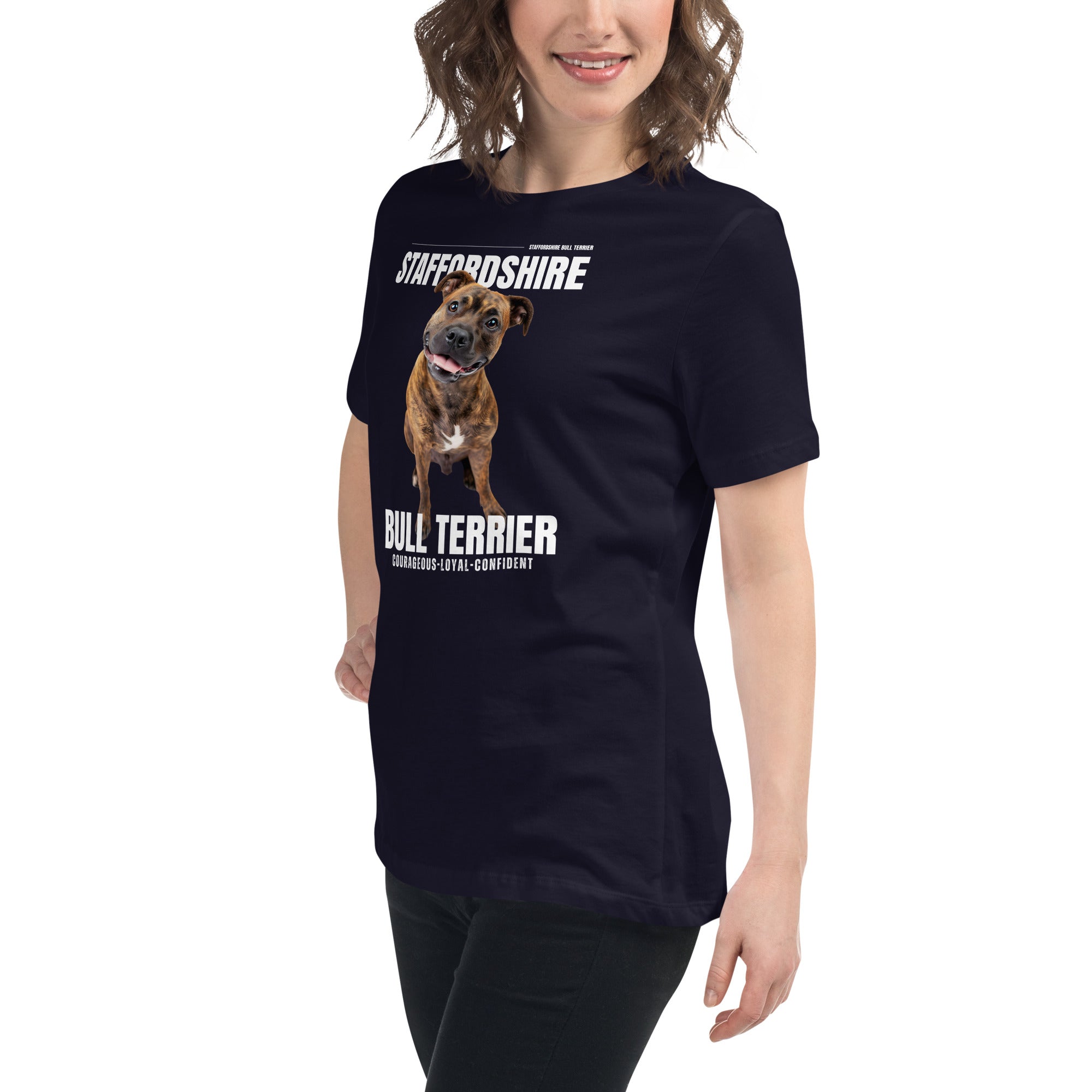 Staffordshire Bull Terrier Women's Relaxed T-Shirt