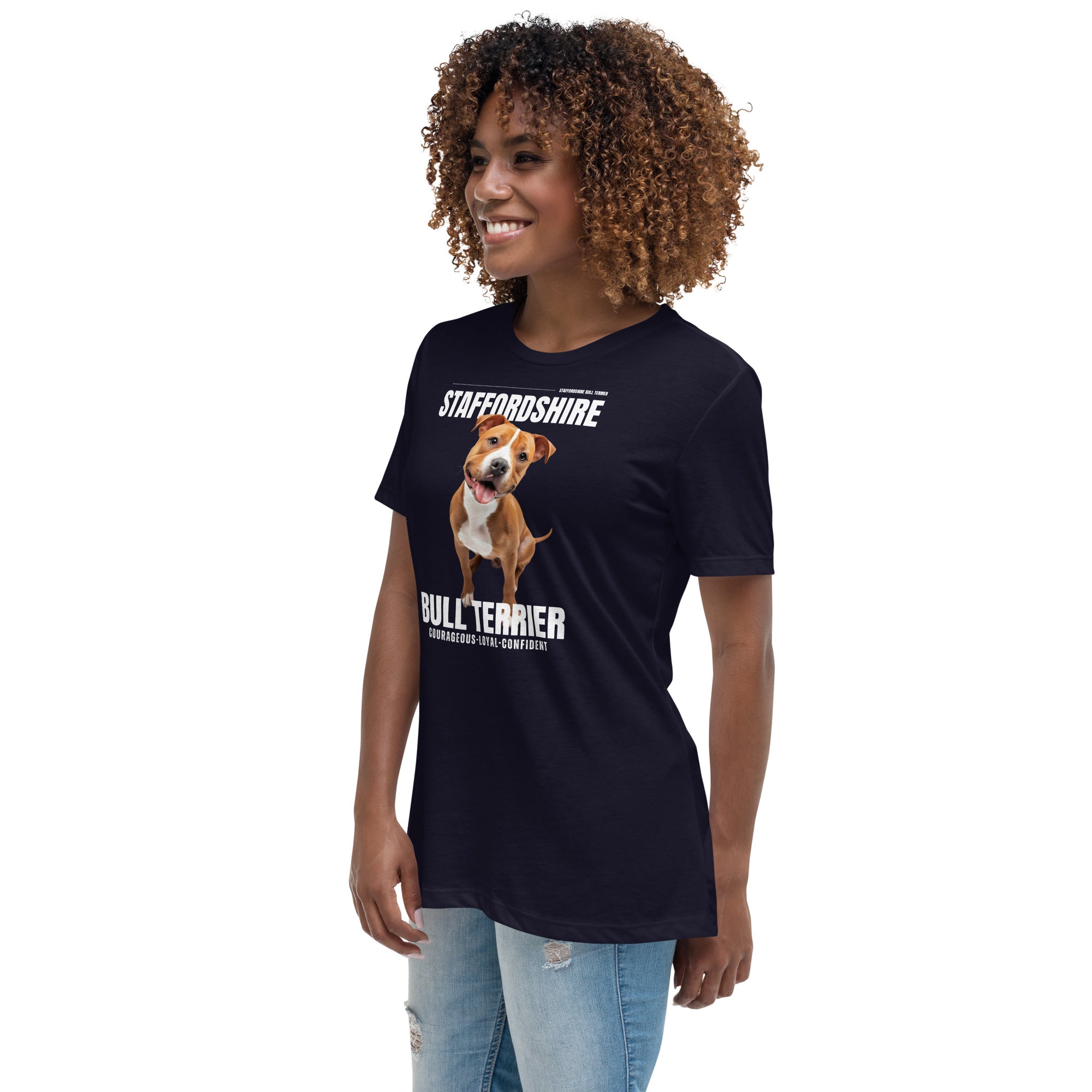 Staffordshire Bull Terrier Women's Relaxed T-Shirt