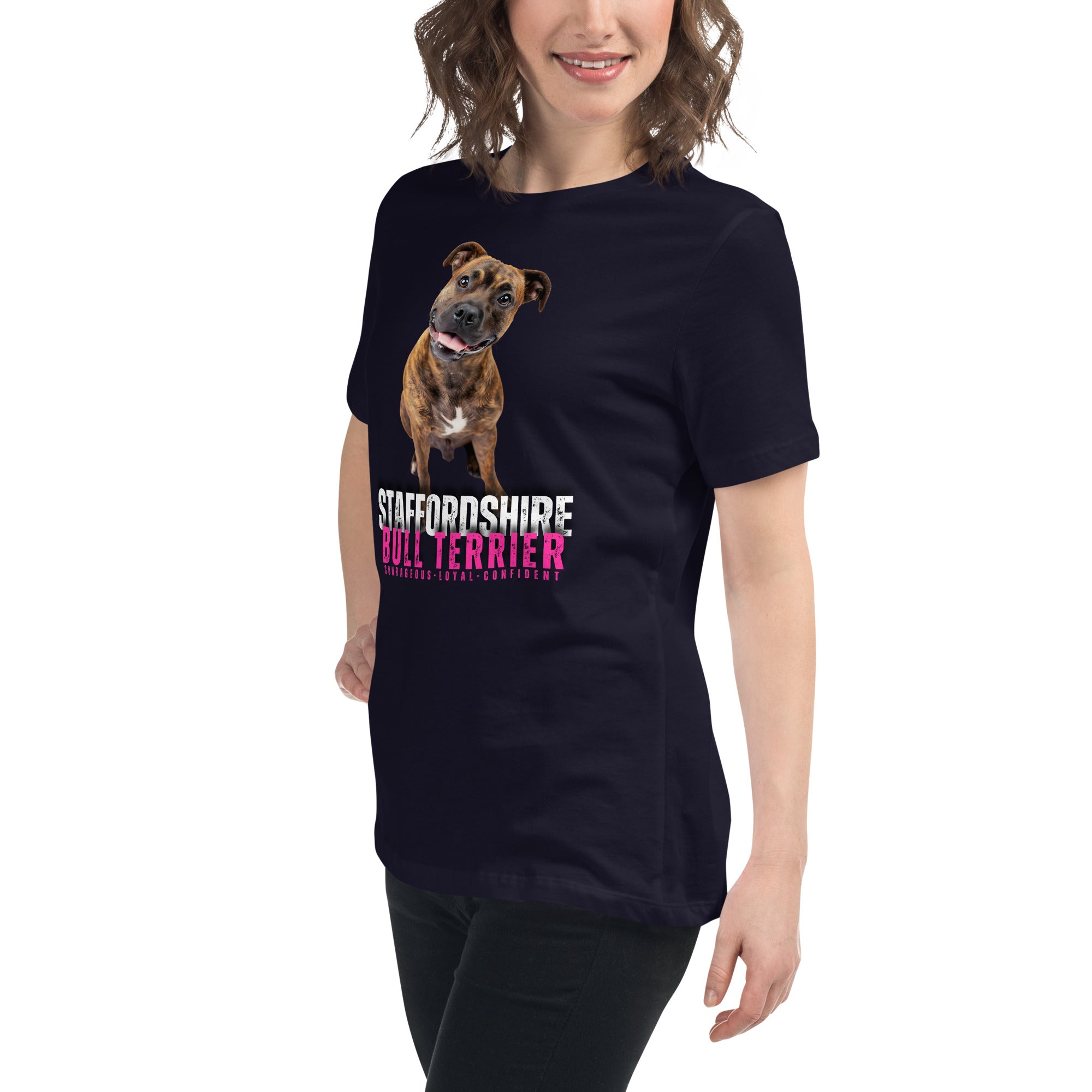 Staffordshire Bull Terrier Women's Relaxed T-Shirt