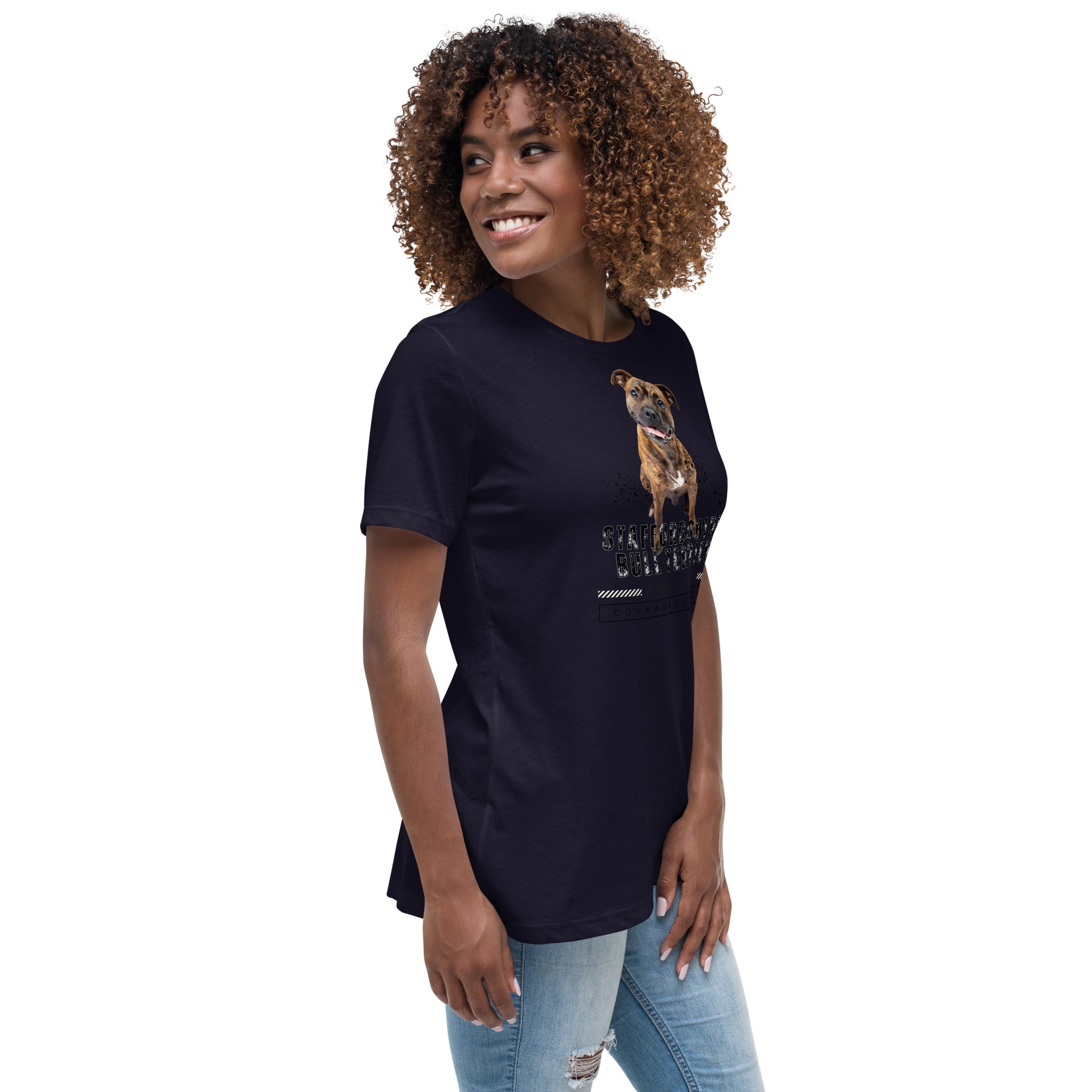 Staffordshire Bull Terrier Women's Relaxed T-Shirt