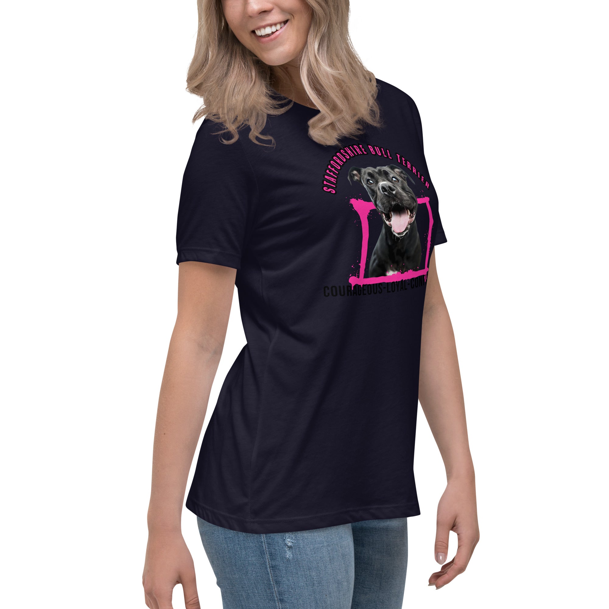 Staffordshire Bull Terrier Women's Relaxed T-Shirt