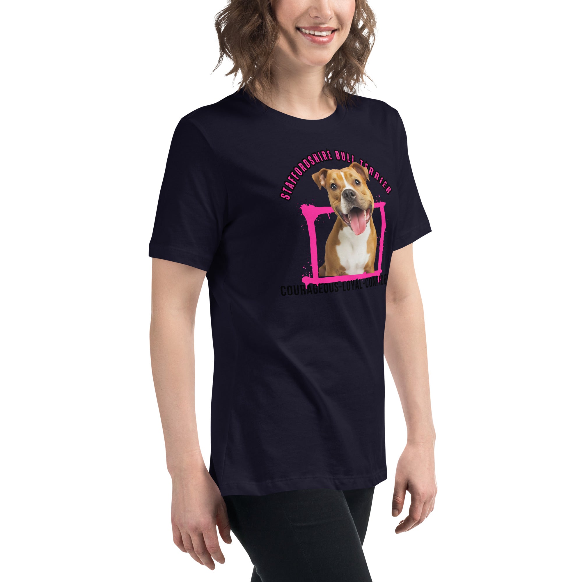 Staffordshire Bull Terrier Women's Relaxed T-Shirt