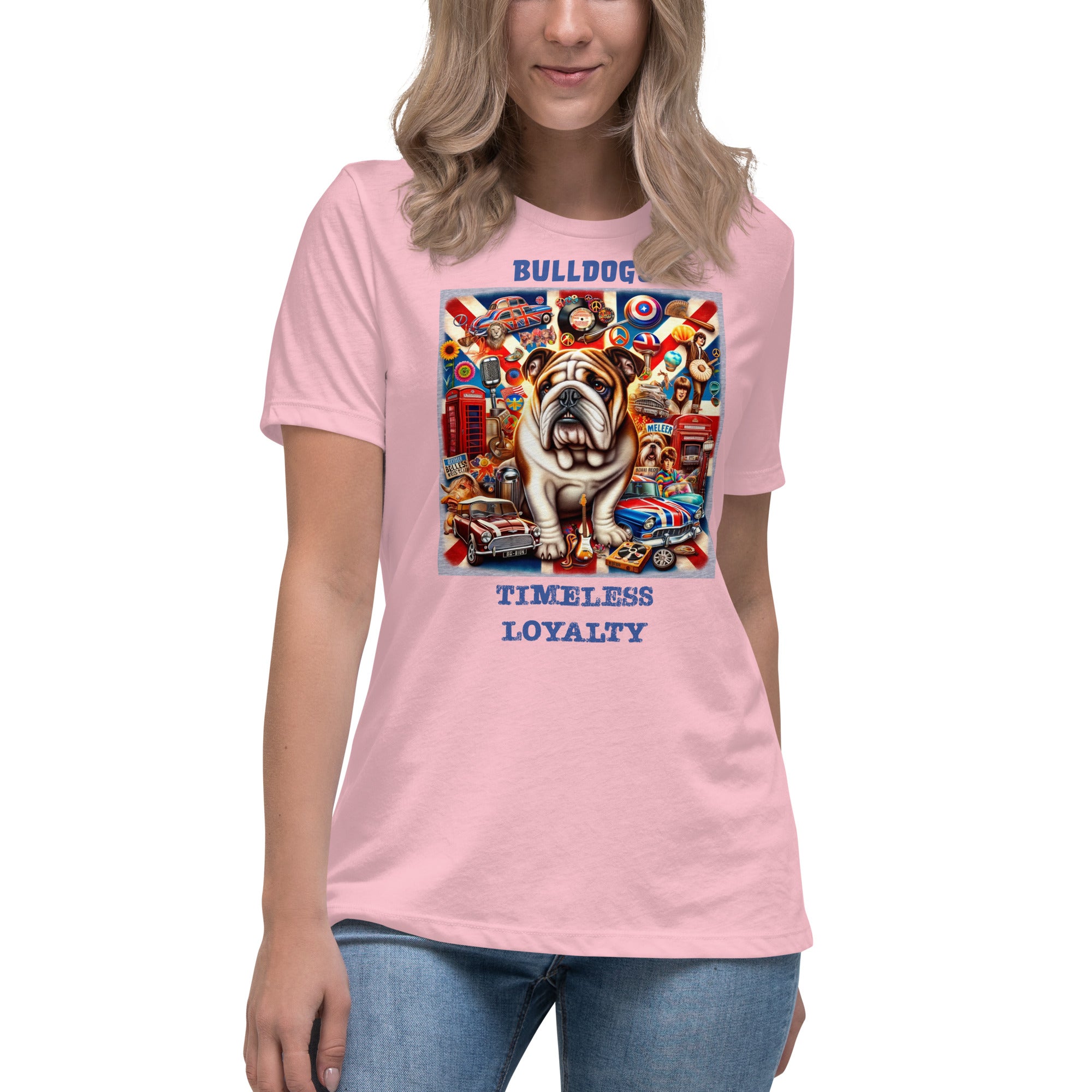 English Bulldog Women's Relaxed T-Shirt