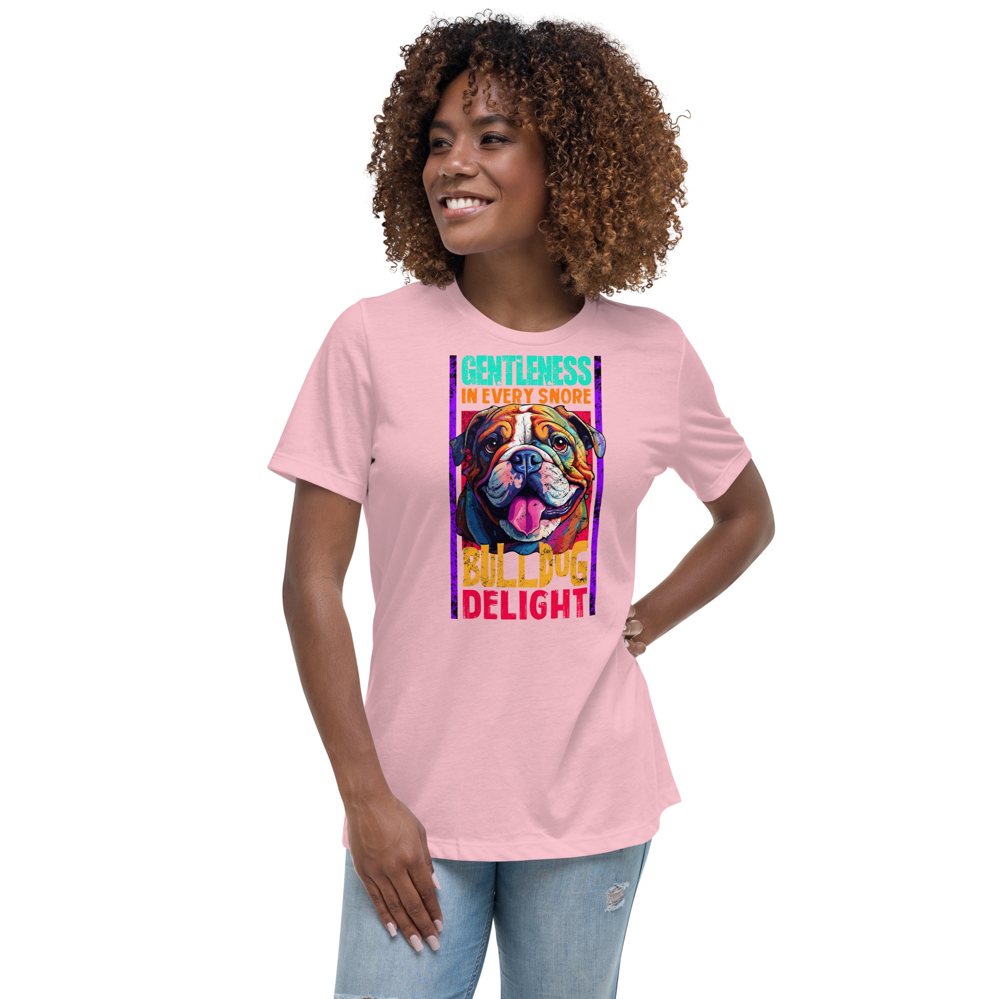 English Bulldog Women's Relaxed T-Shirt