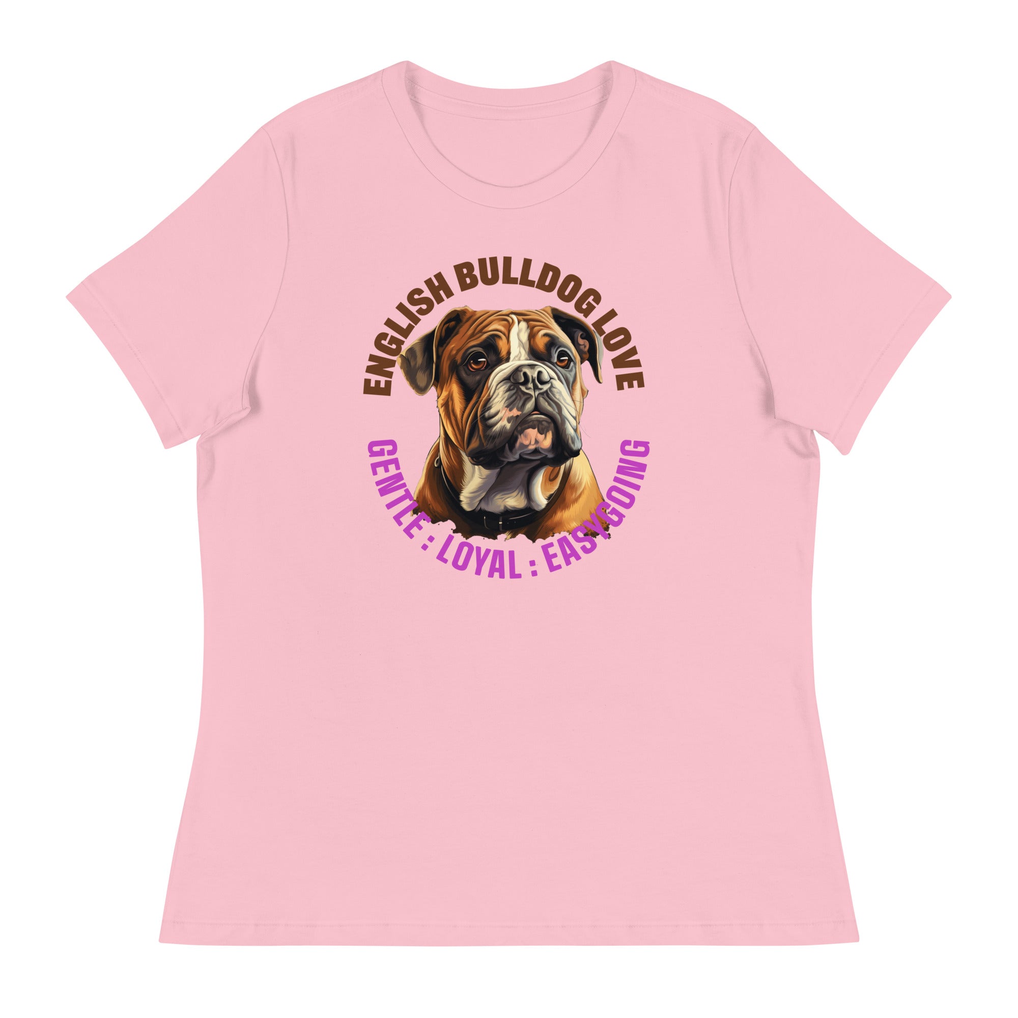 English Bulldog Women's Relaxed T-Shirt