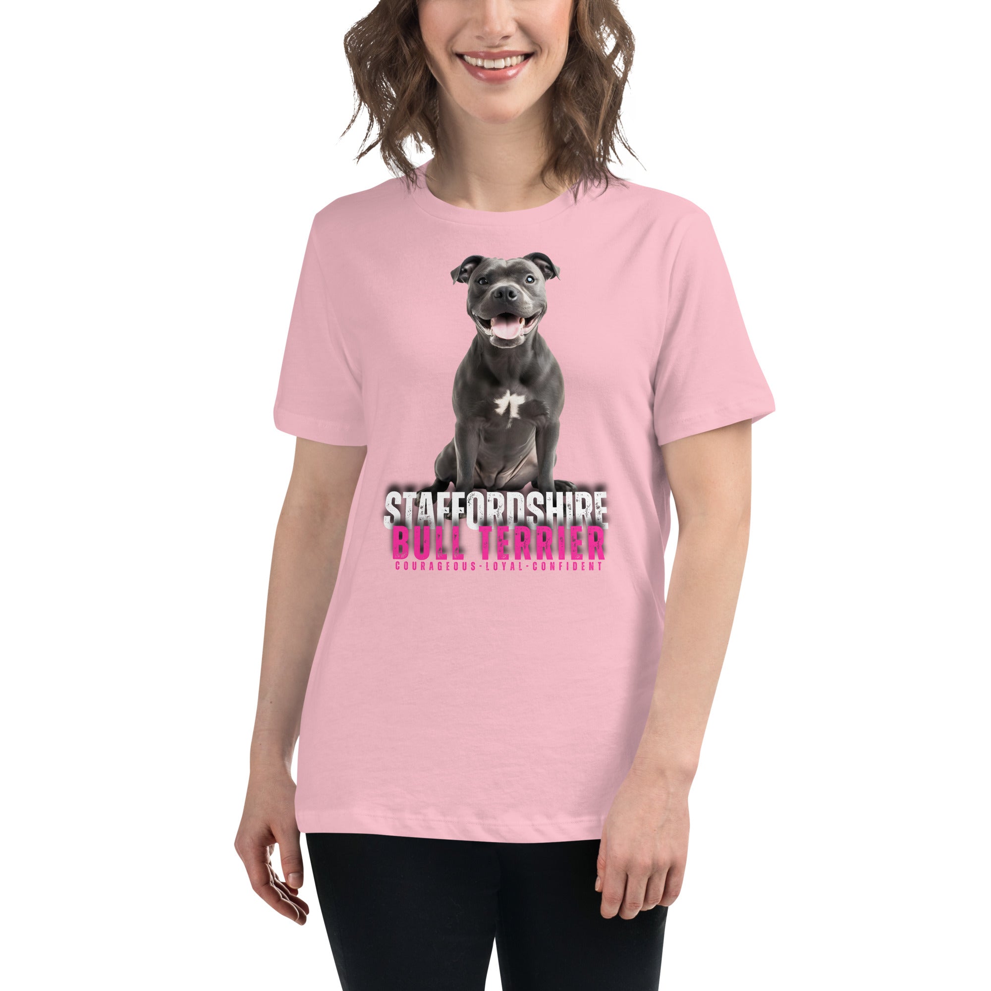 Staffordshire Bull Terrier Women's Relaxed T-Shirt