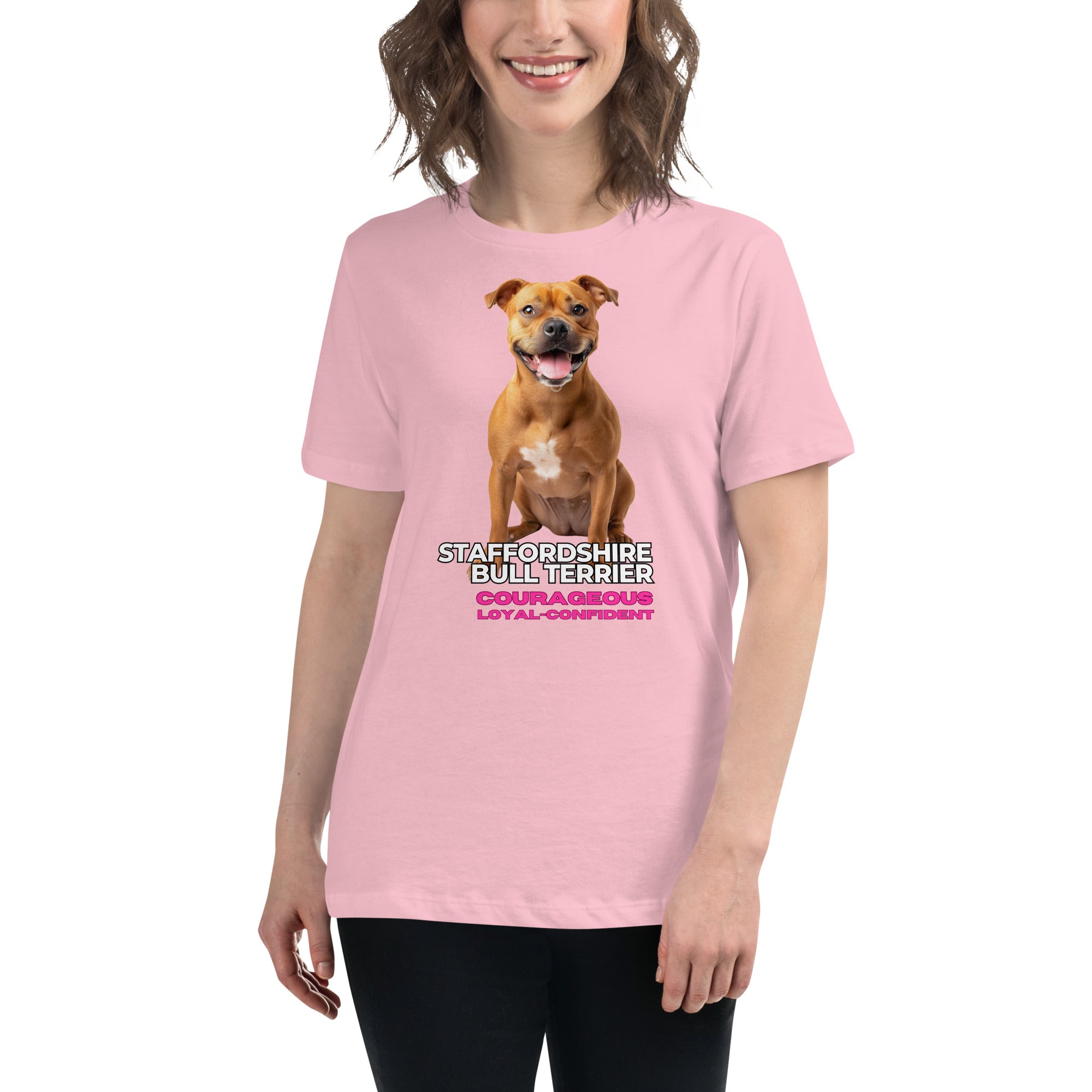 Staffordshire Bull Terrier Women's Relaxed T-Shirt