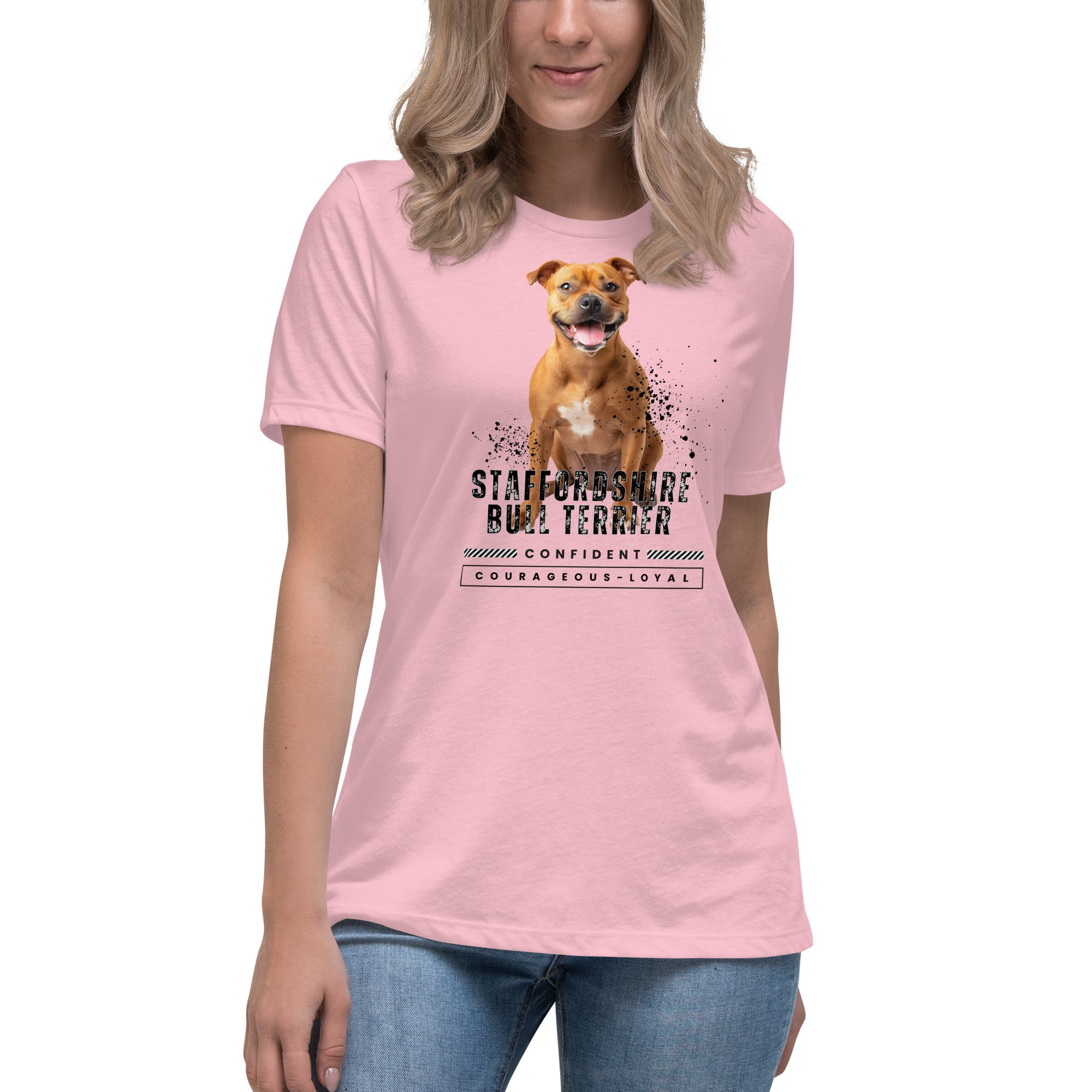 Staffordshire Bull Terrier Women's Relaxed T-Shirt