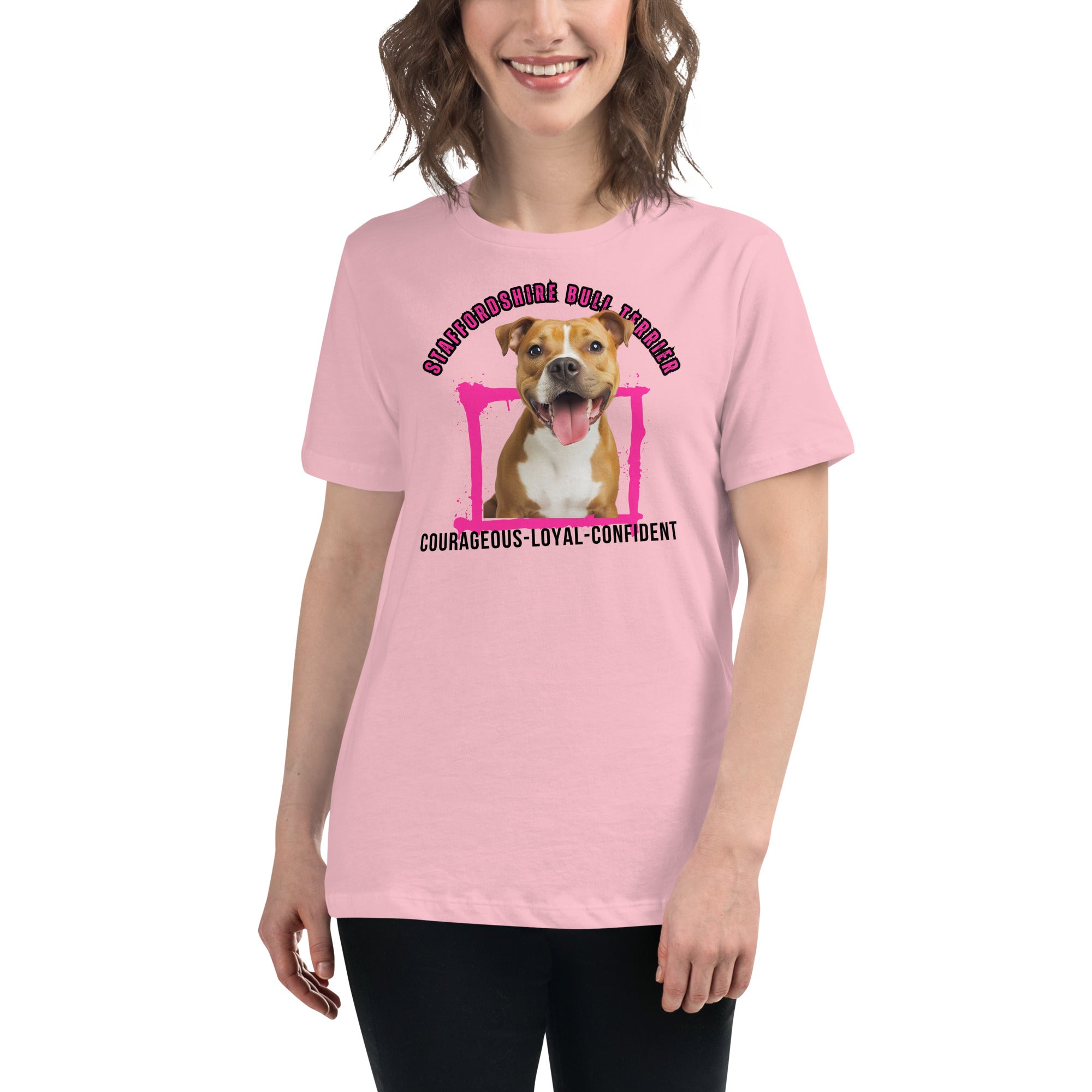 Staffordshire Bull Terrier Women's Relaxed T-Shirt