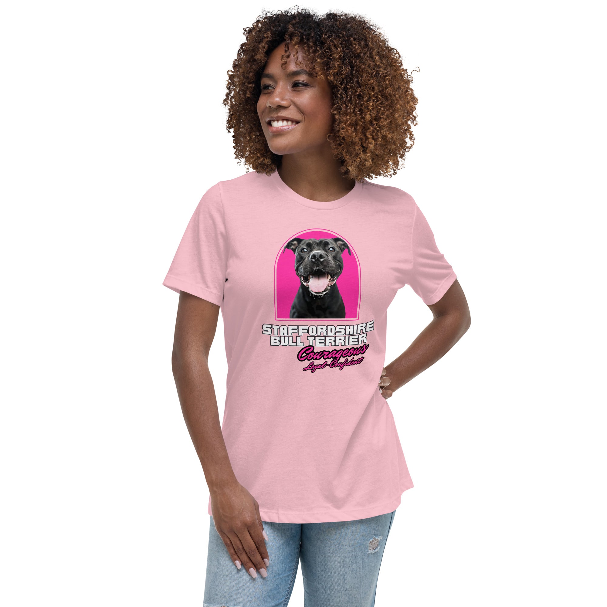 Staffordshire Bull Terrier Women's Relaxed T-Shirt