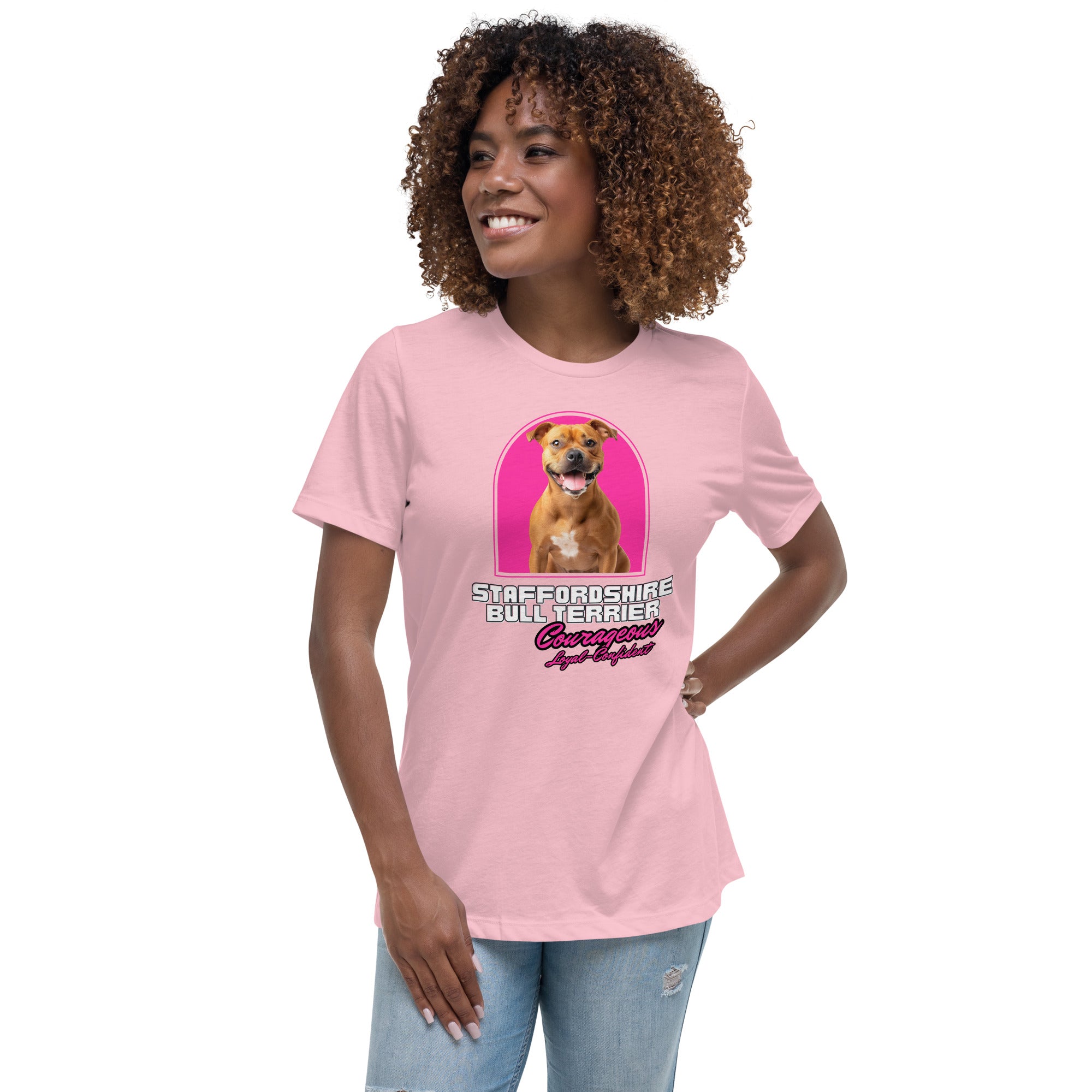 Staffordshire Bull Terrier Women's Relaxed T-Shirt