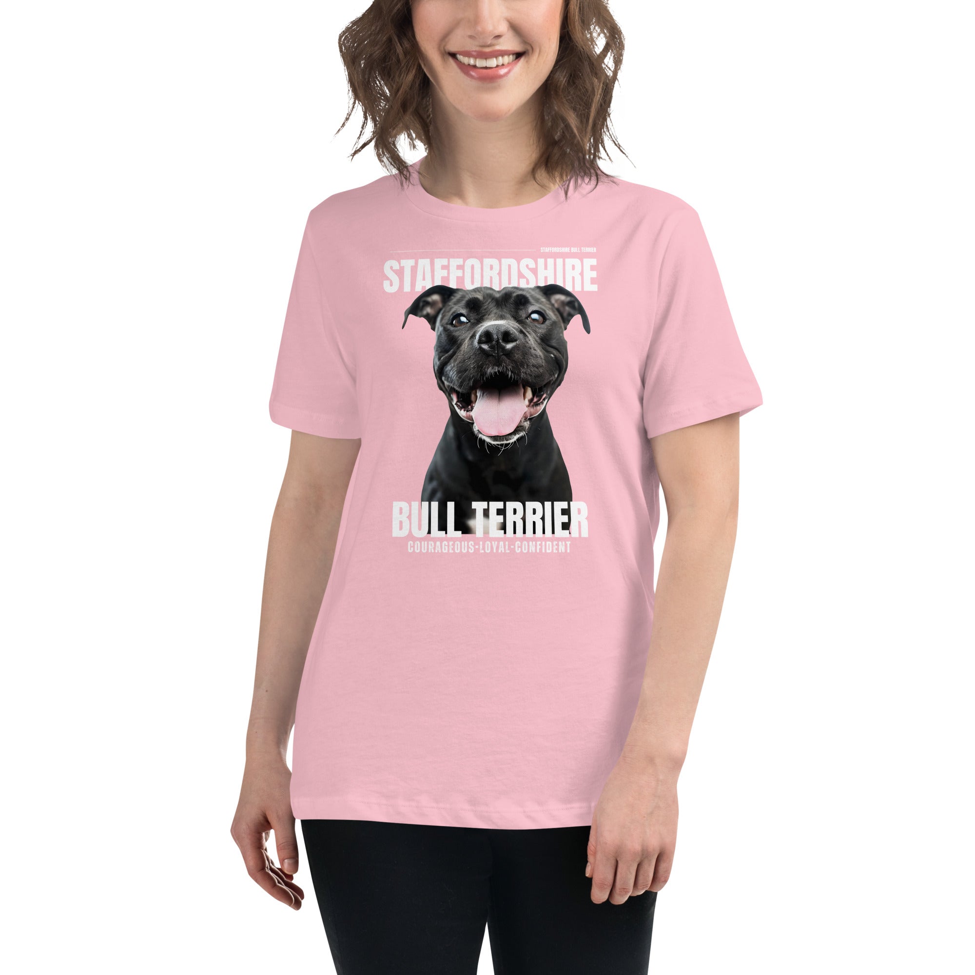 Staffordshire Bull Terrier Women's Relaxed T-Shirt