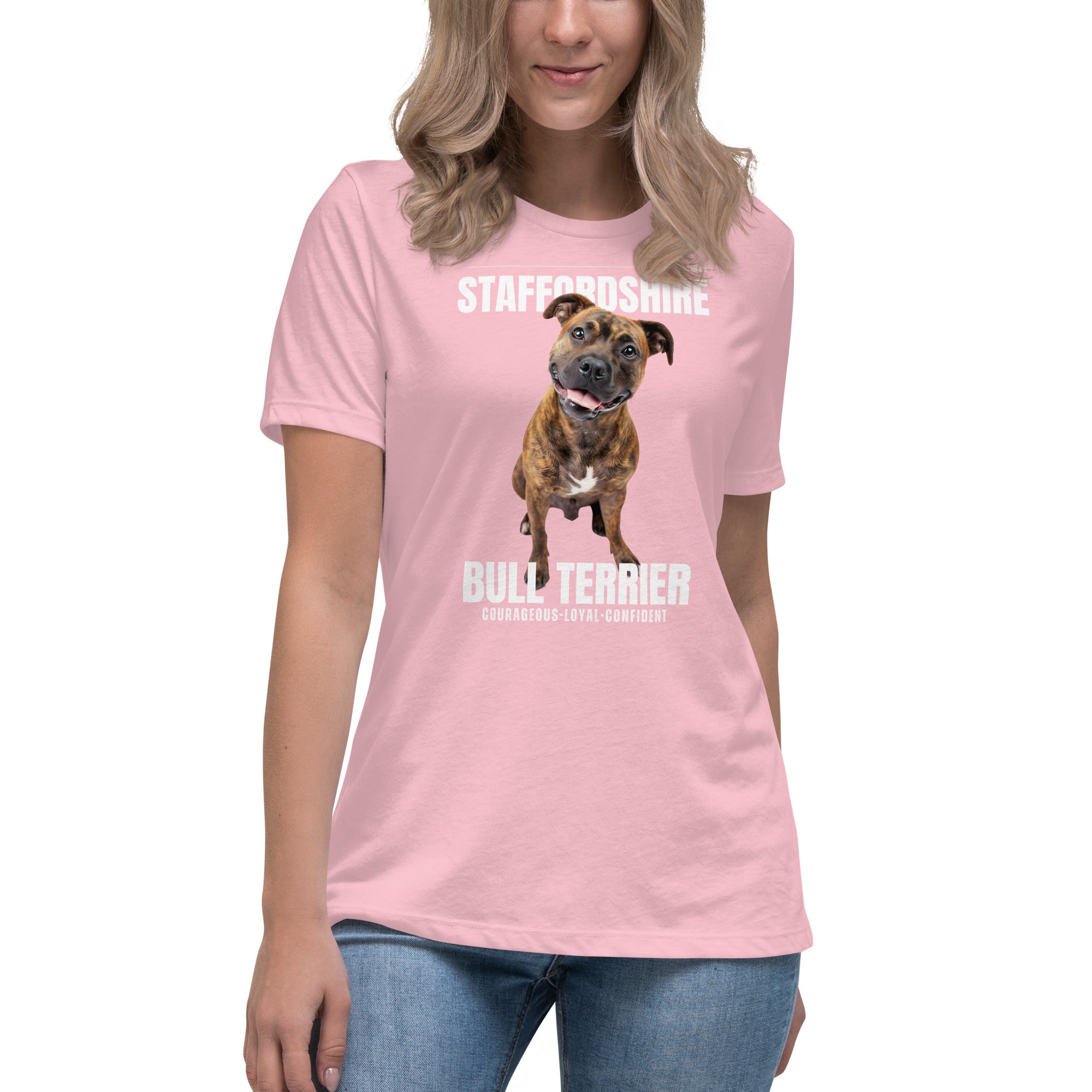 Staffordshire Bull Terrier Women's Relaxed T-Shirt