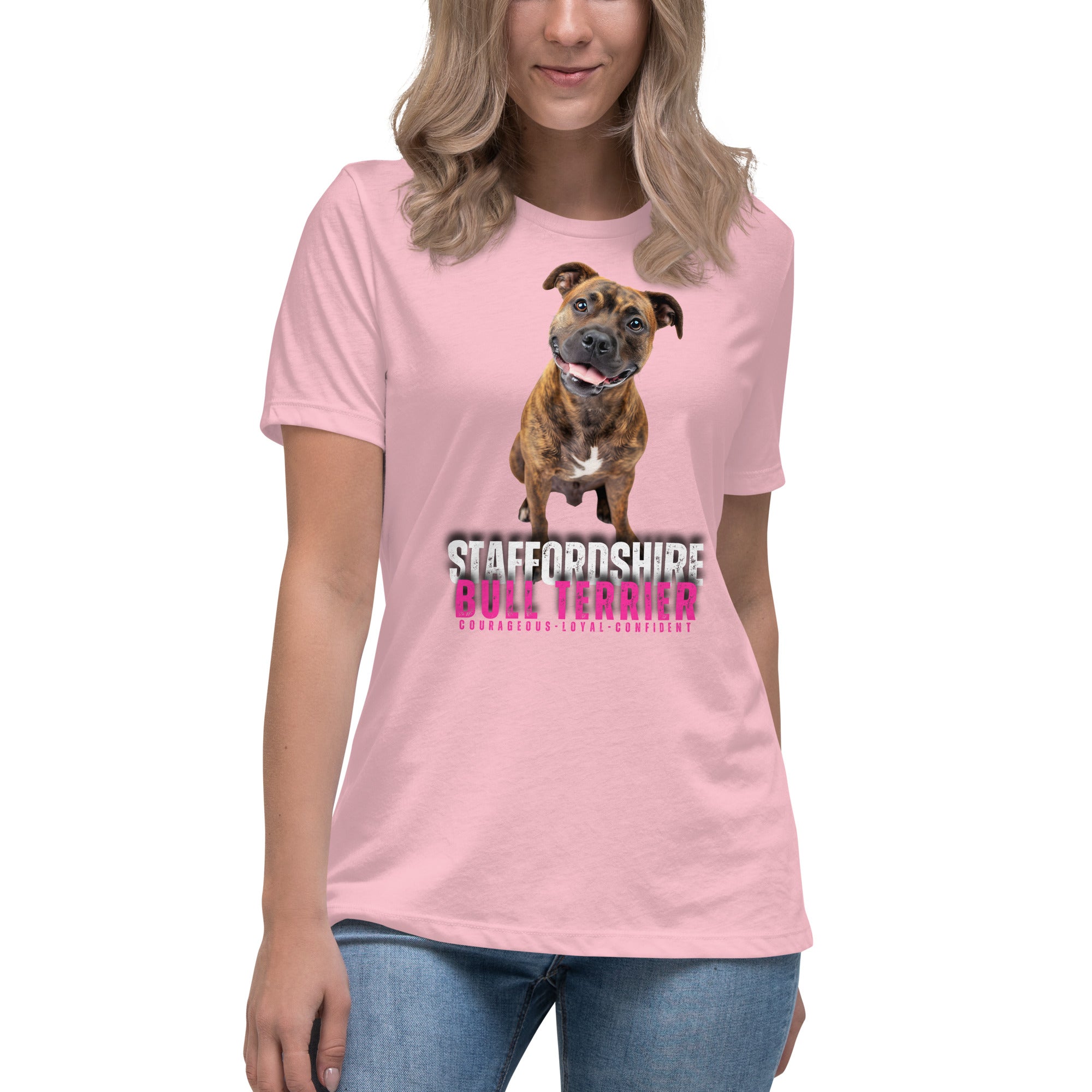 Staffordshire Bull Terrier Women's Relaxed T-Shirt