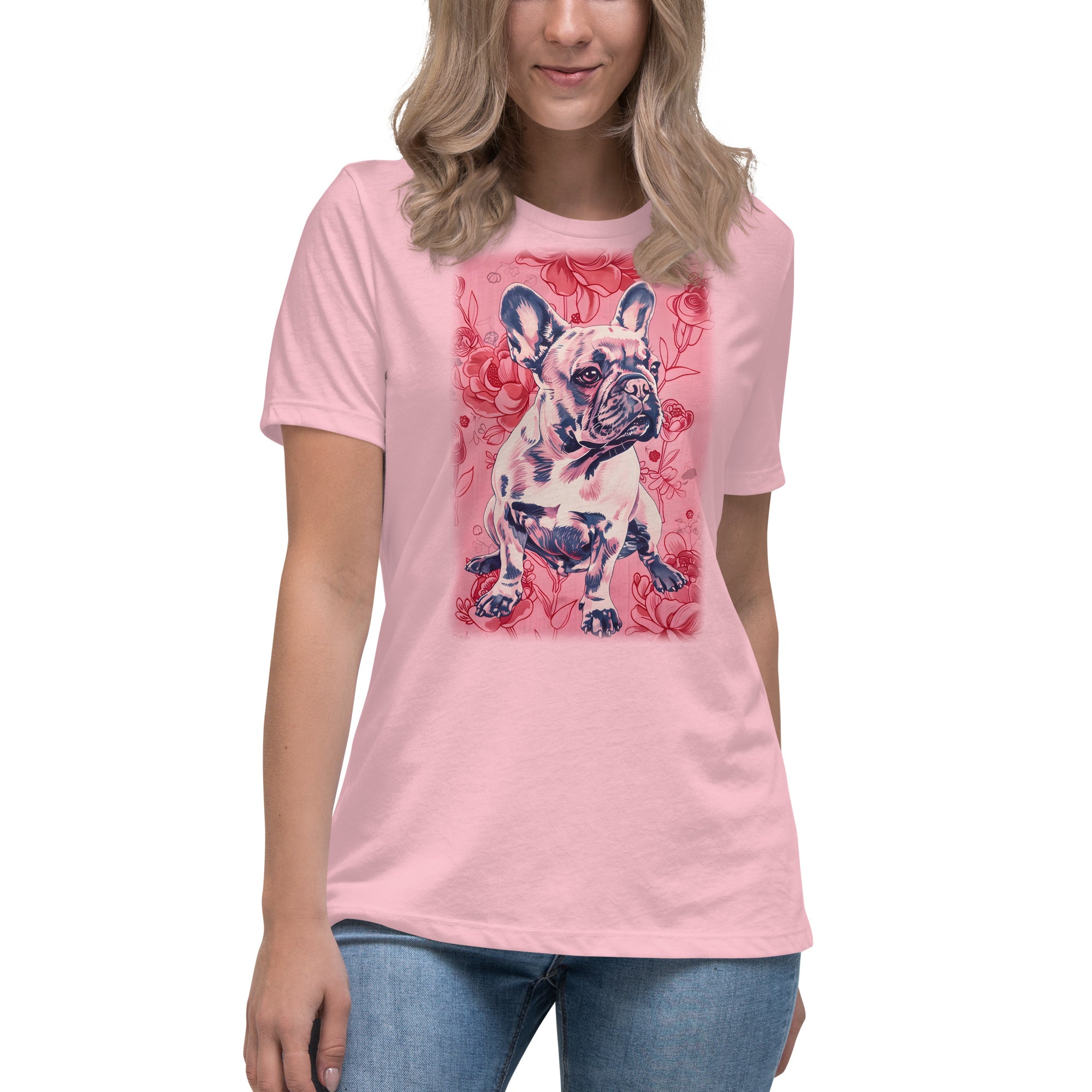 French Bulldog Women's Relaxed T-Shirt